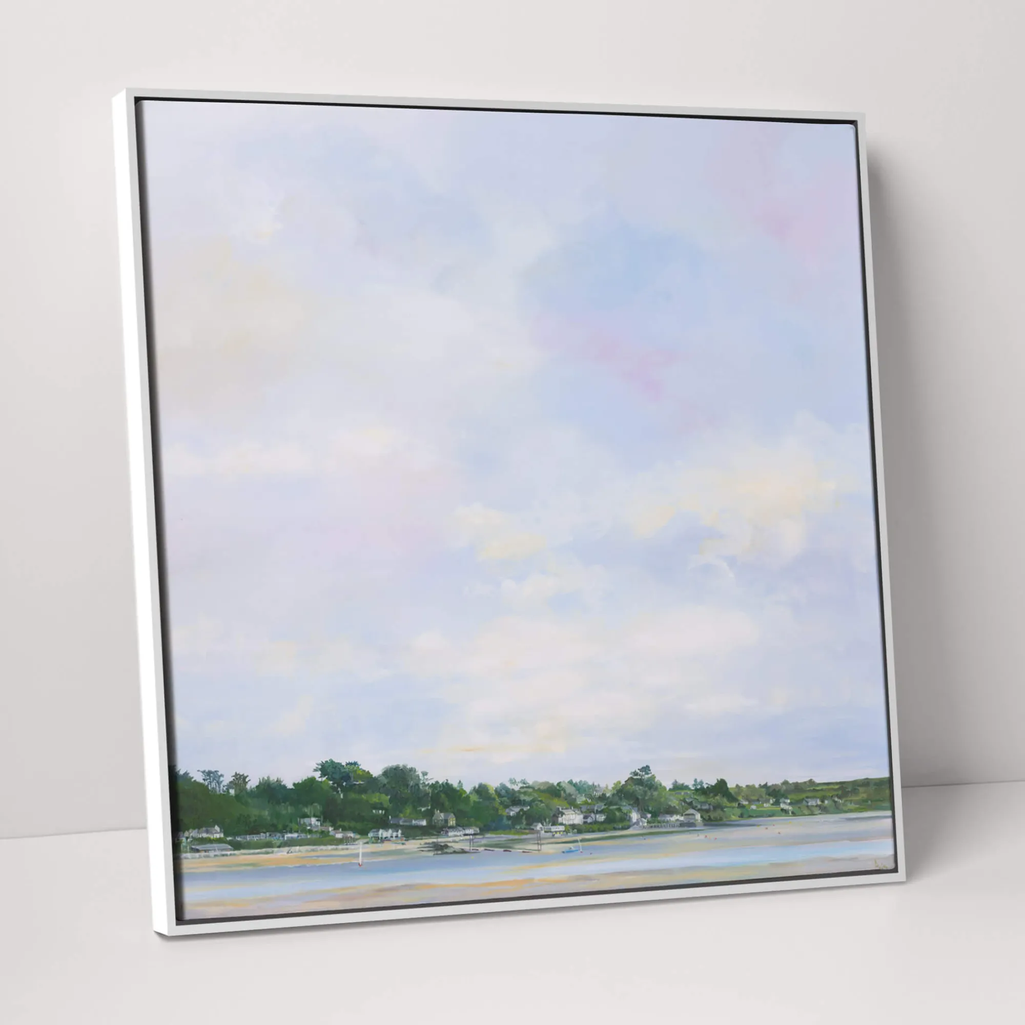 Coastal Scenes|Framed Canvas*Whistlefish Big Sky Over Little Rock Framed Canvas