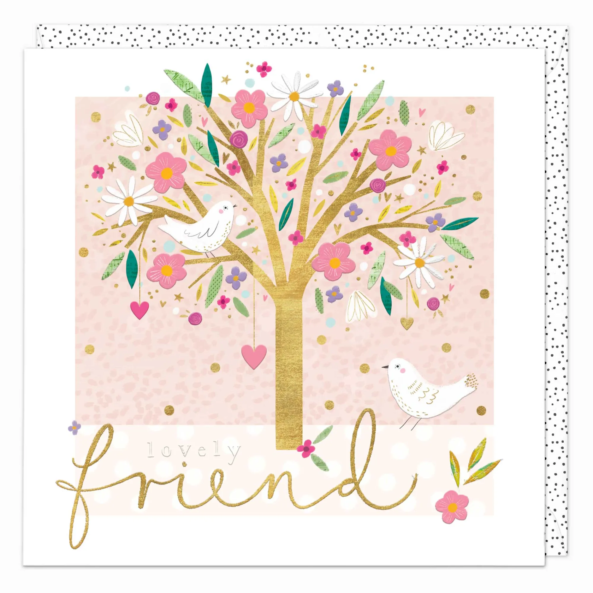 Thinking Of You|Just To Say*Whistlefish Birds in The Trees Lovely Friend Card