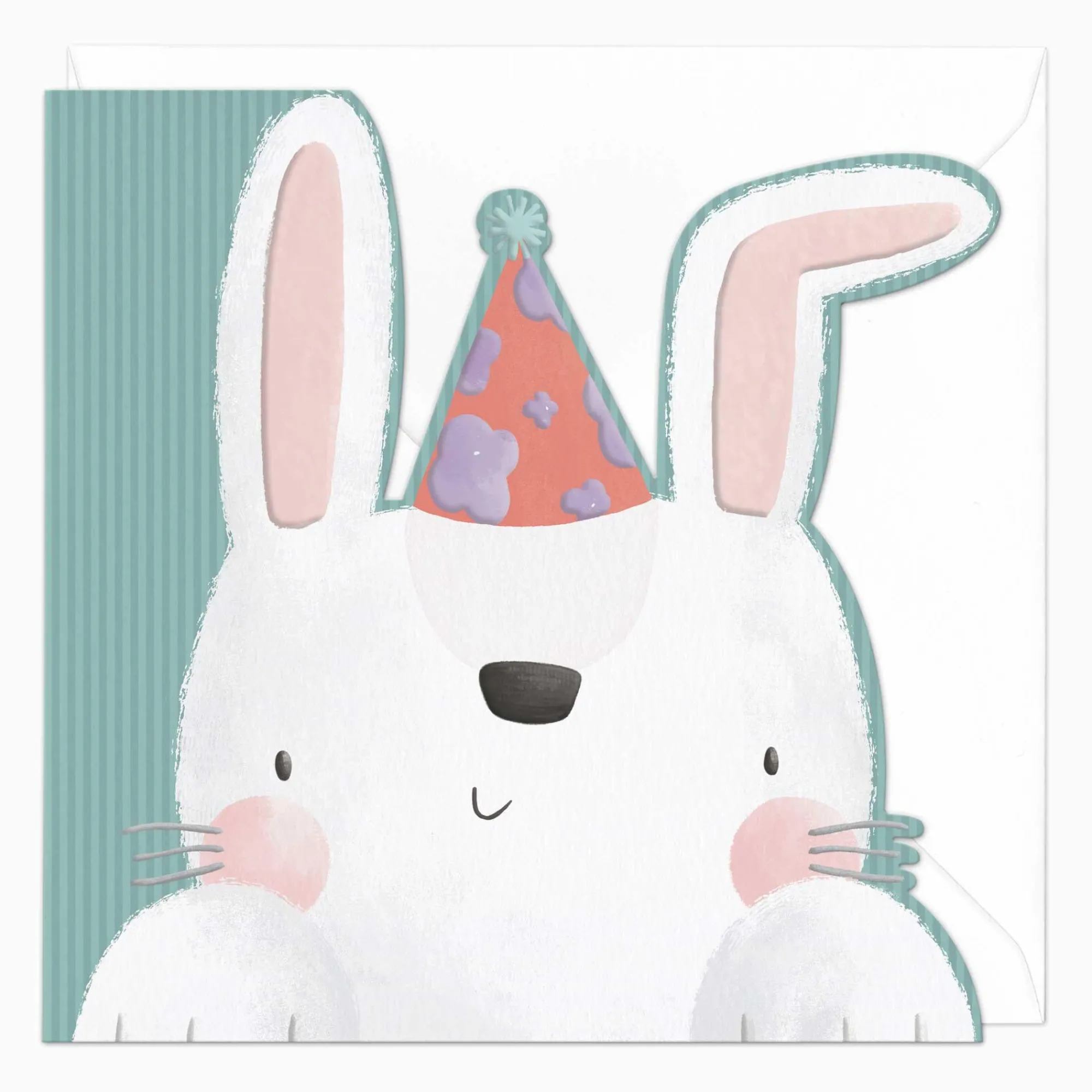 Birthday|For Children*Whistlefish Birthday Bunny Cut-Out Card