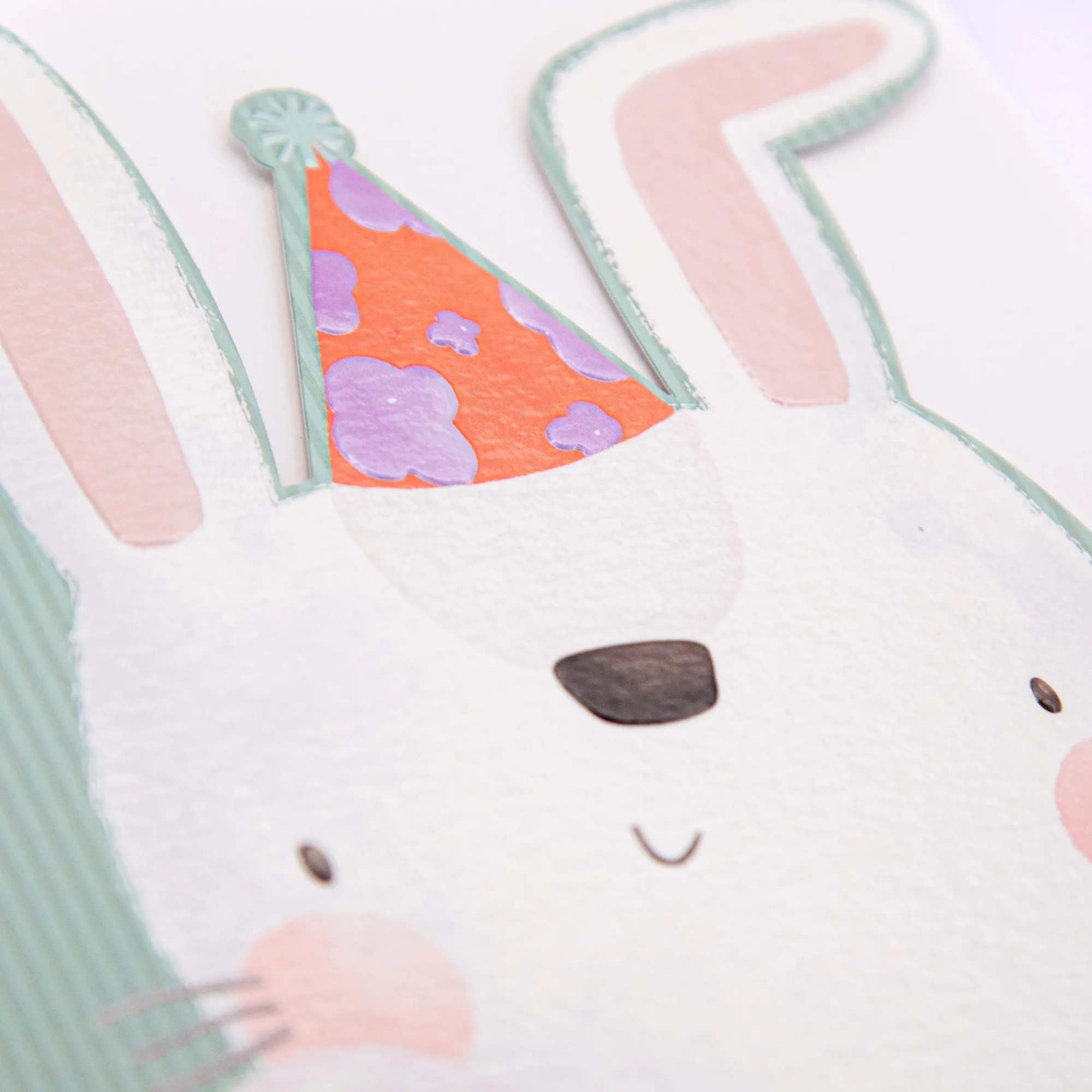 Birthday|For Children*Whistlefish Birthday Bunny Cut-Out Card