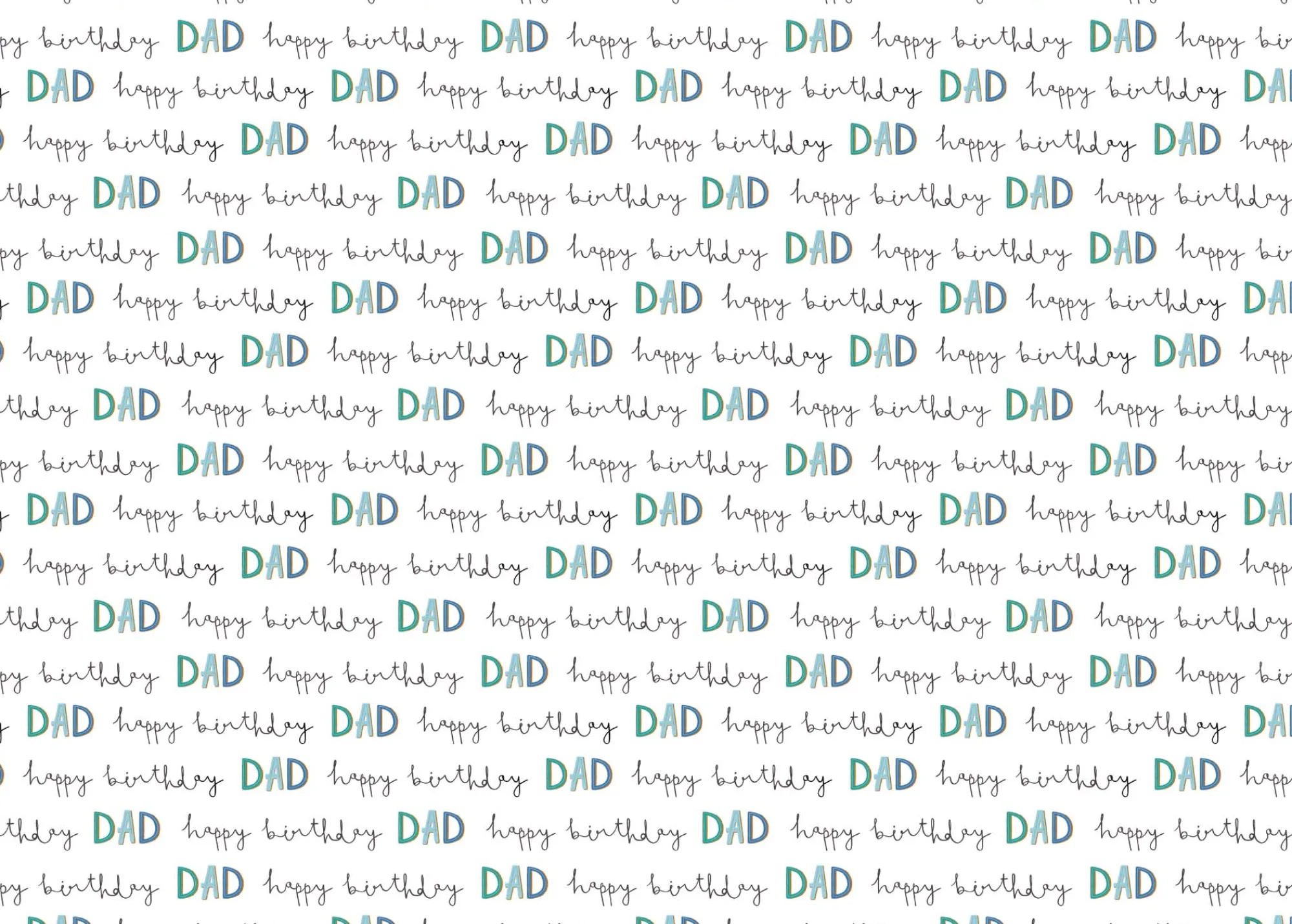 Gift Wrap|Birthday*Whistlefish Birthday Dad Wrapping Paper