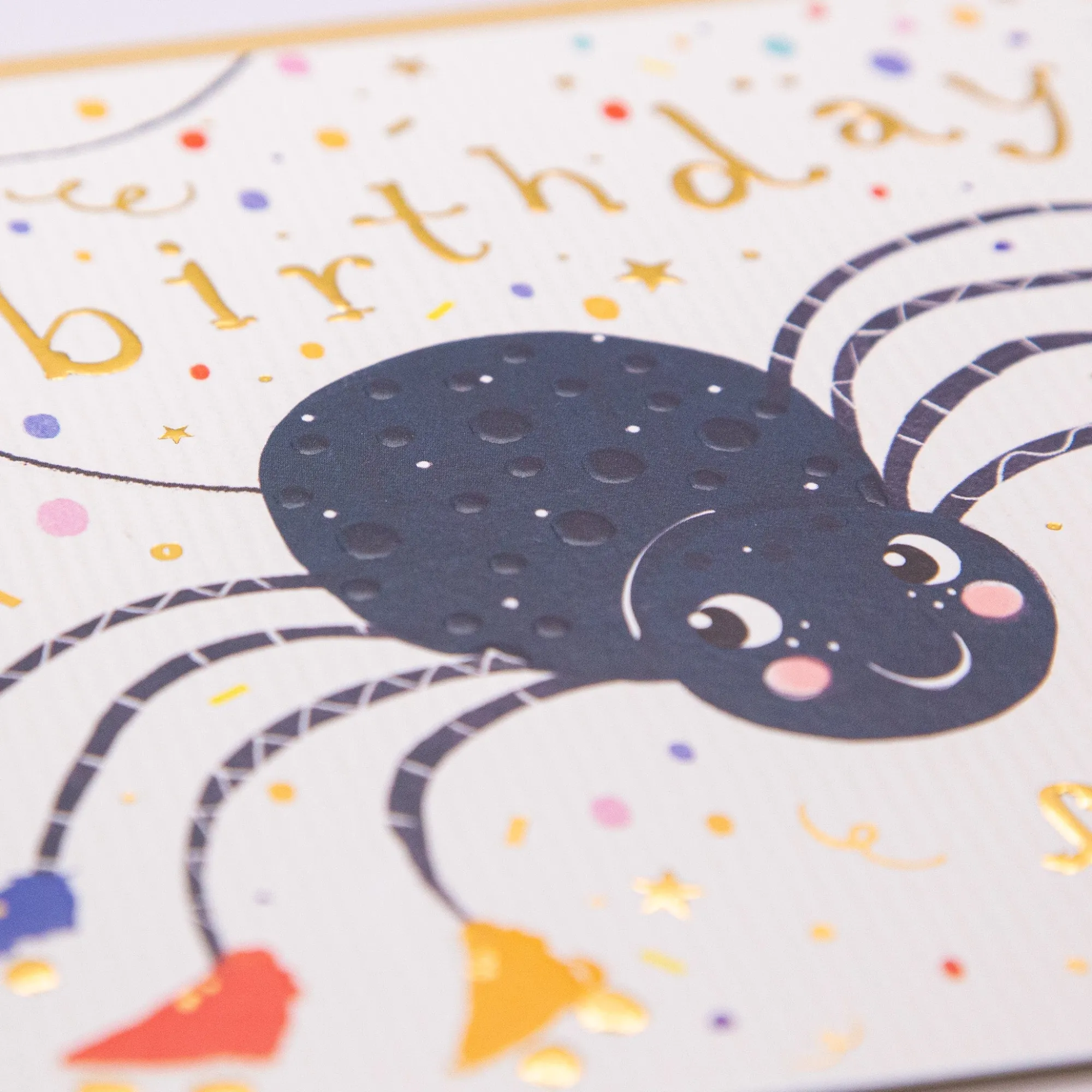 Birthday|For Children*Whistlefish Birthday Fun Spider Card