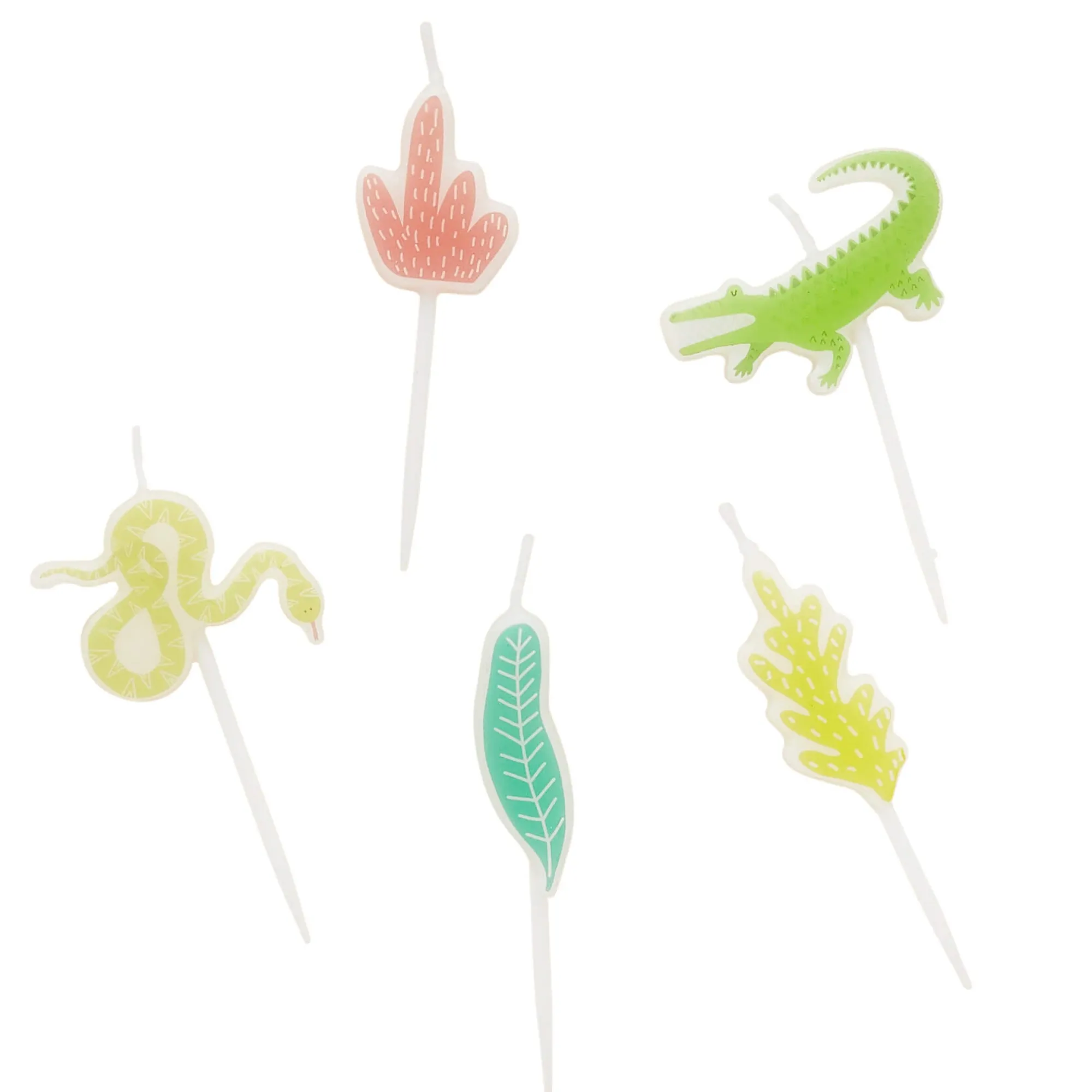 Cake Topper|Birthday Candles*Whistlefish Birthday Jungle Candles
