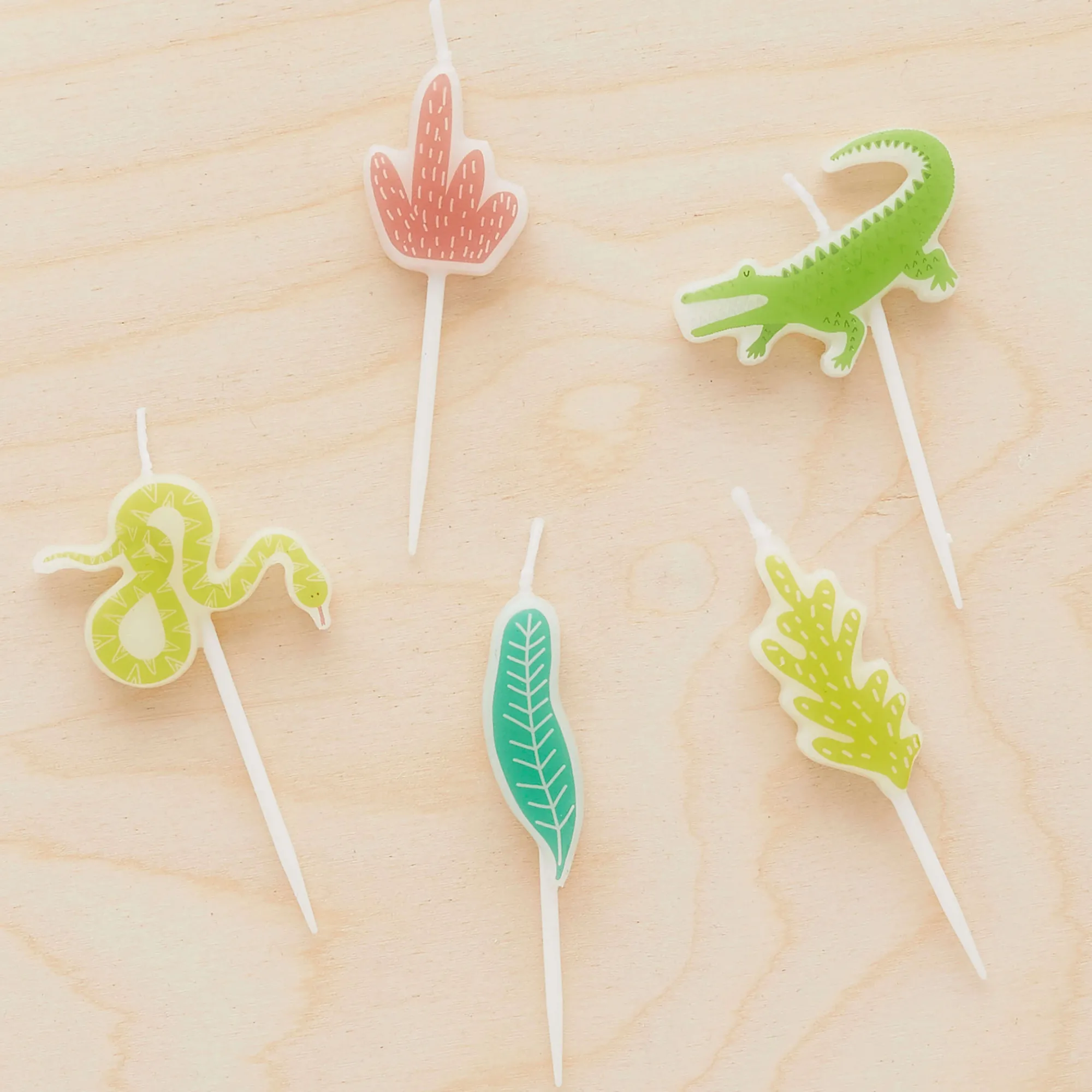 Cake Topper|Birthday Candles*Whistlefish Birthday Jungle Candles