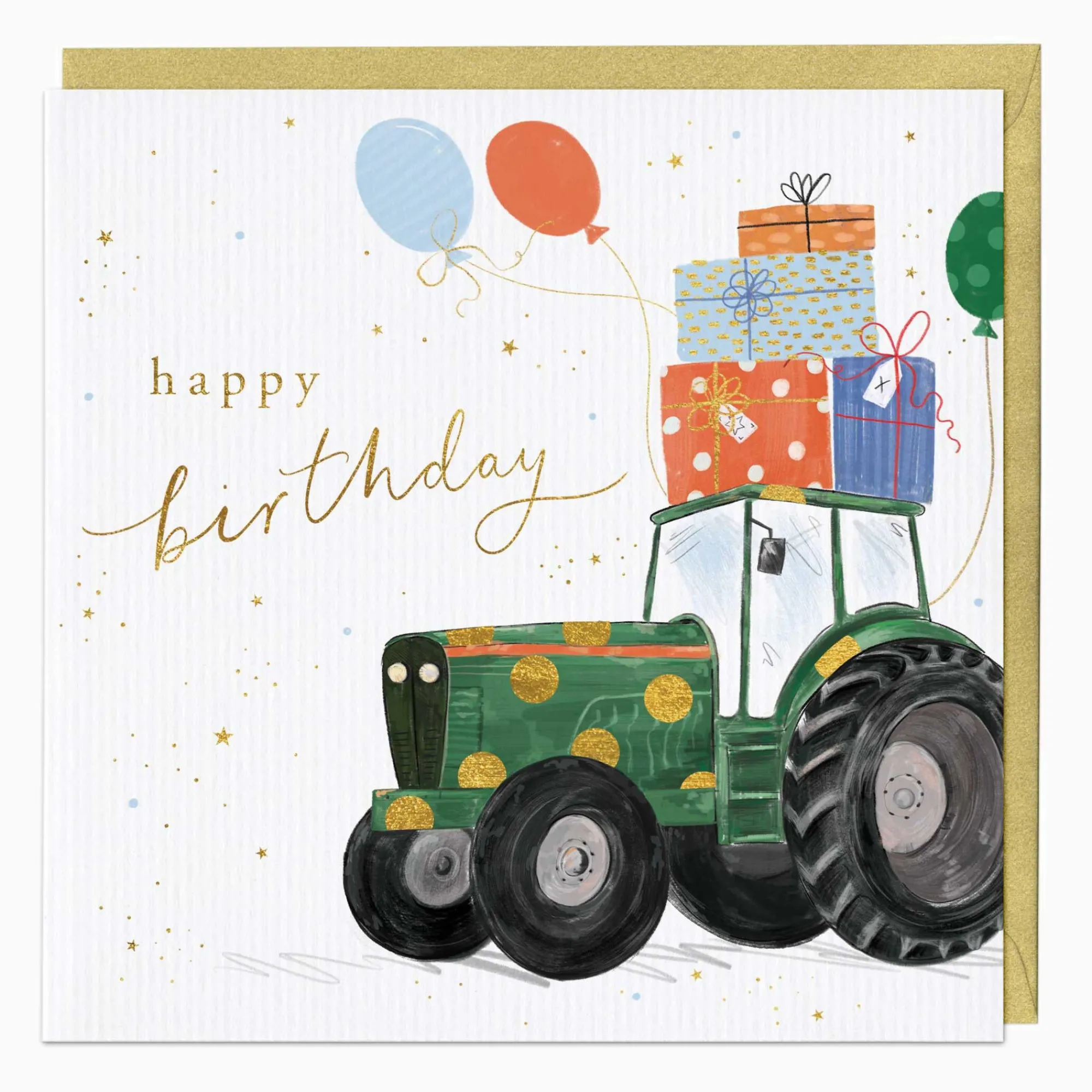 Birthday|For Children*Whistlefish Birthday Tractor Card