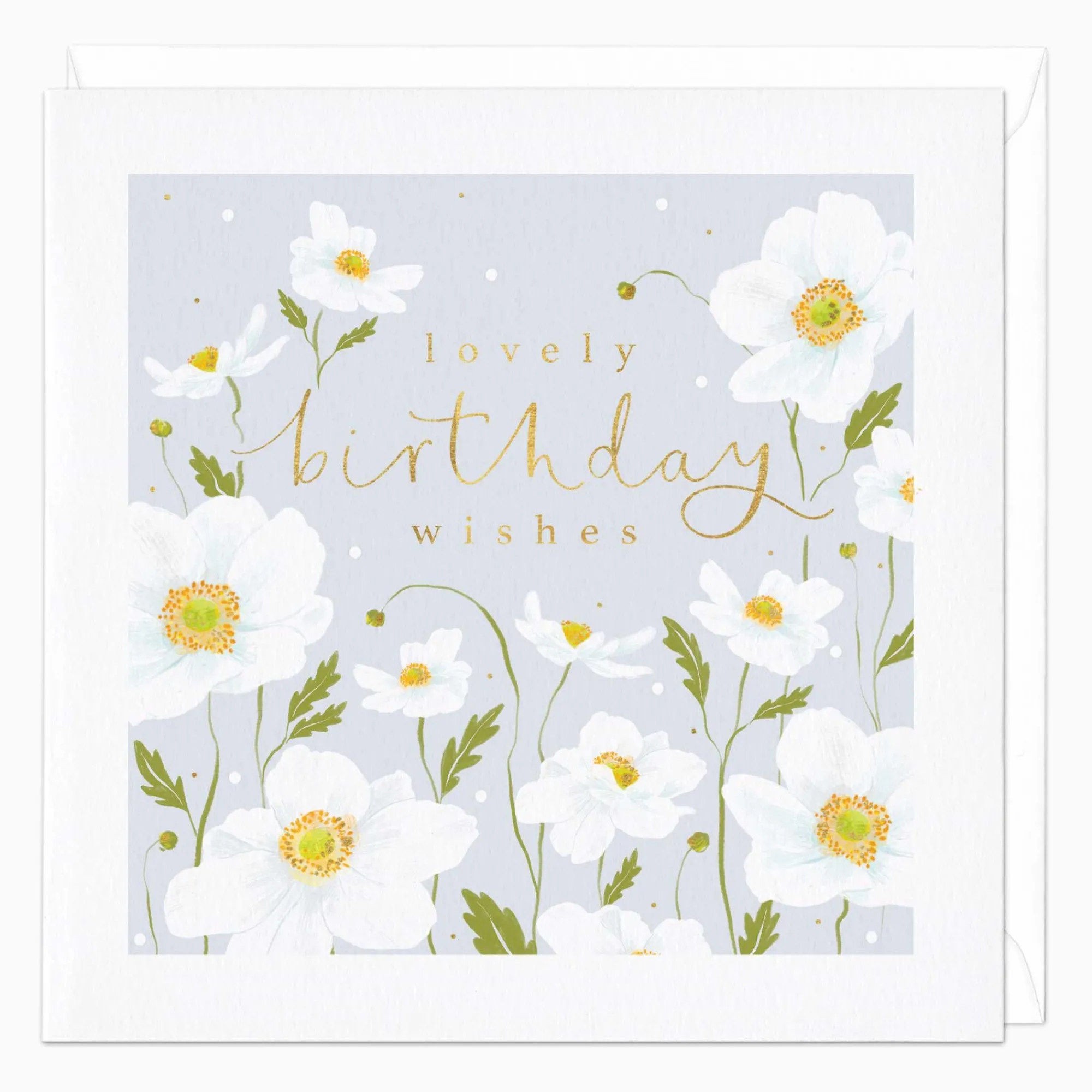 Birthday|For Her*Whistlefish Birthday Wishes Anemone Card