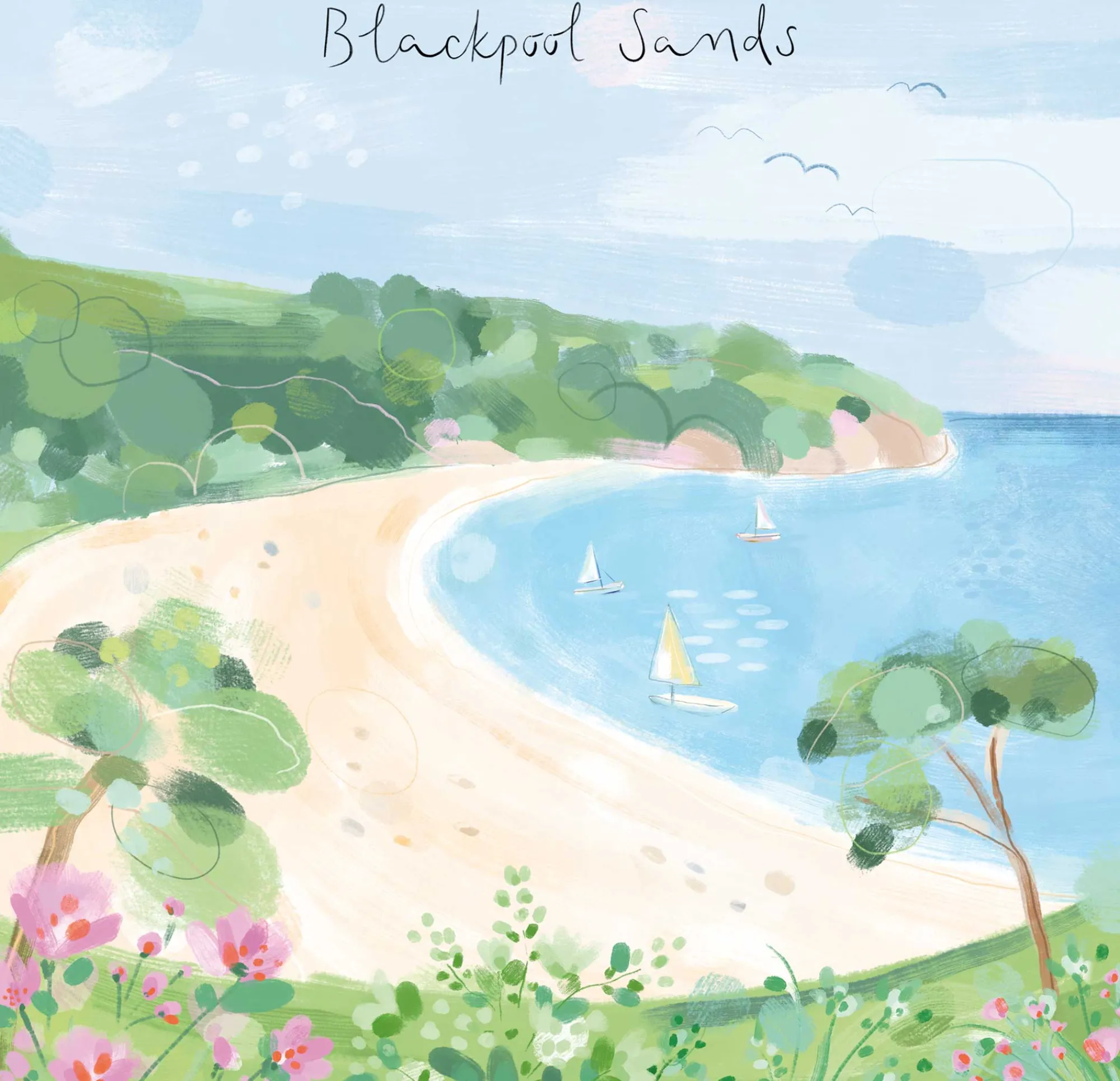 Unframed Prints*Whistlefish Blackpool Sands Small Art Print