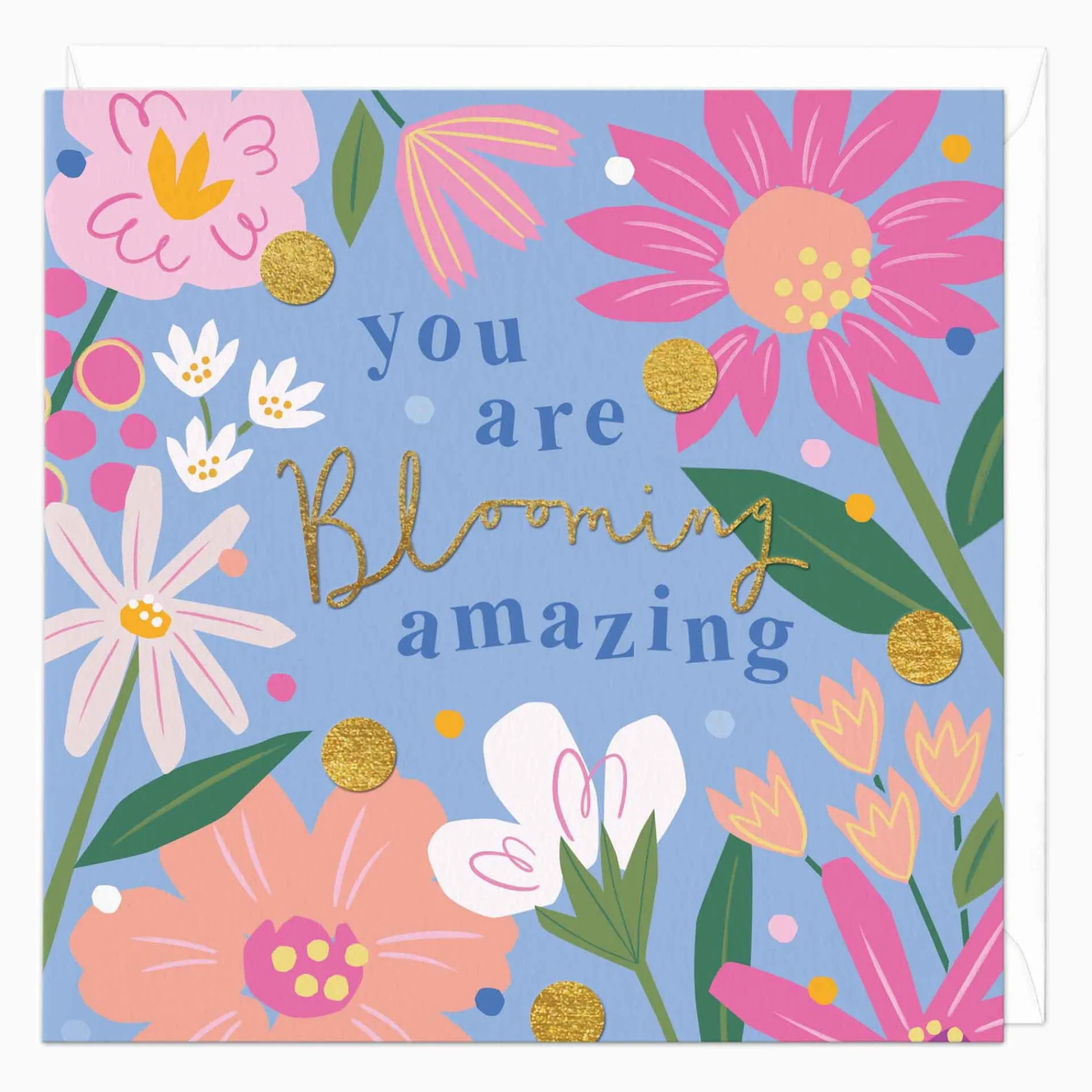 Just To Say*Whistlefish Blooming Amazing Floral Card