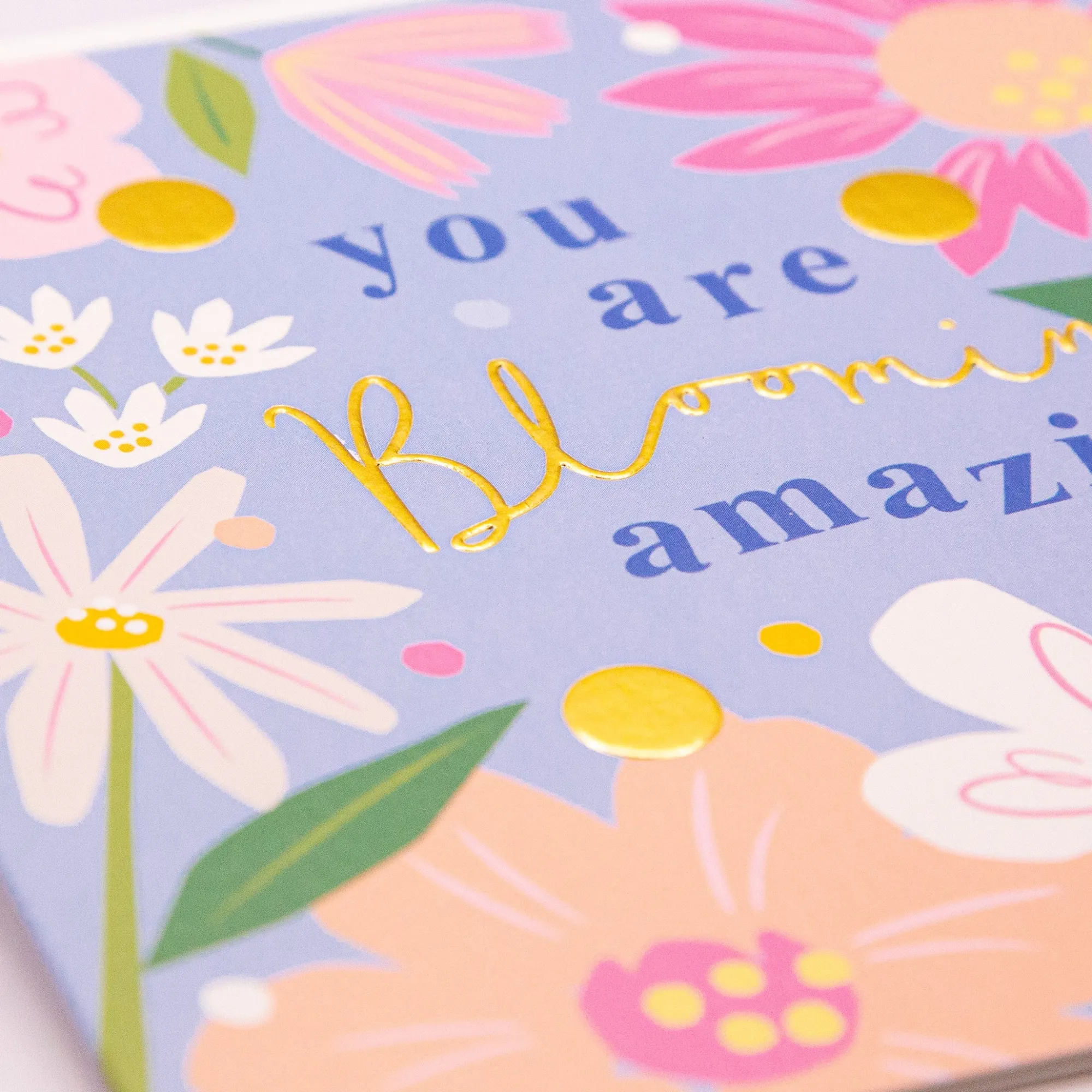 Just To Say*Whistlefish Blooming Amazing Floral Card