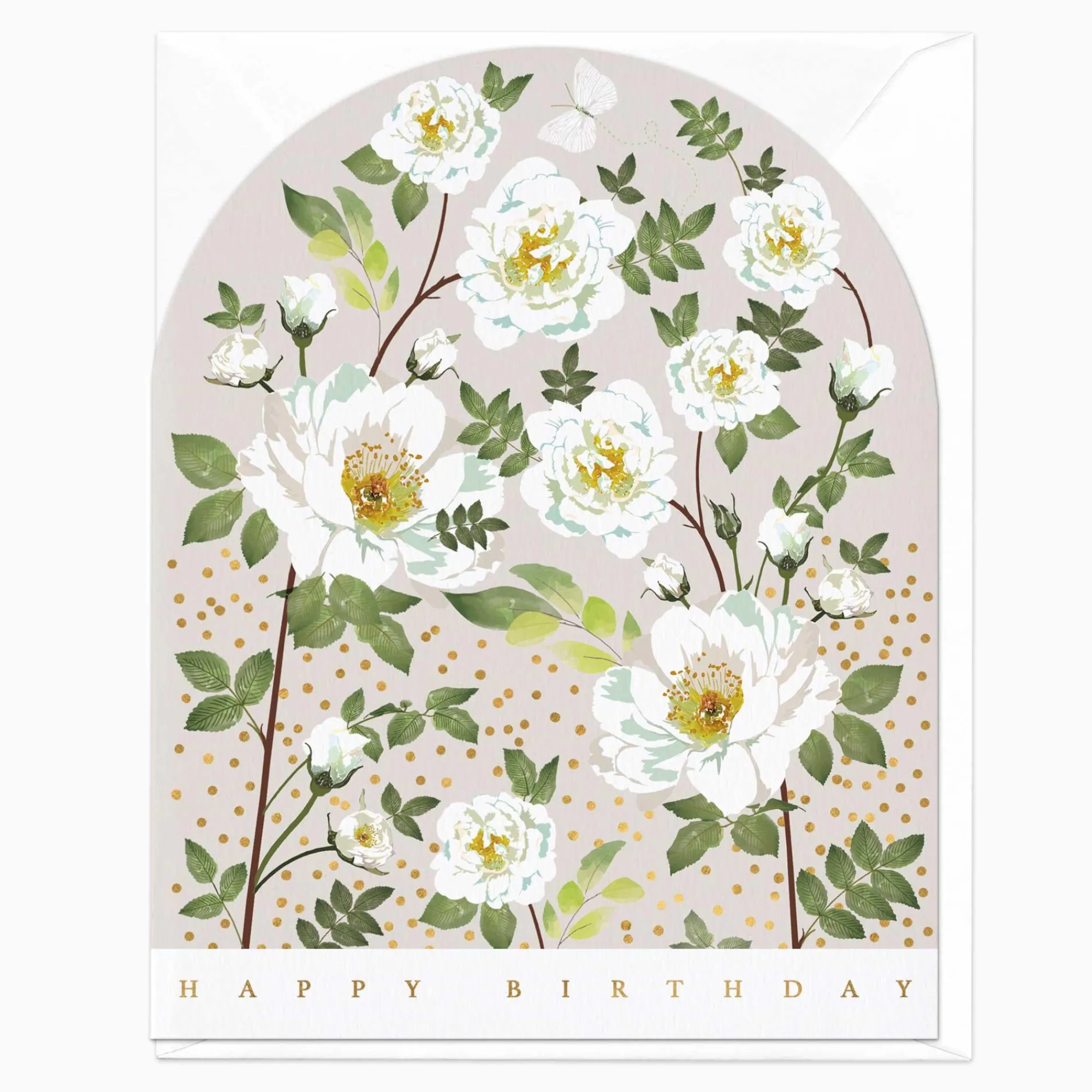 Birthday*Whistlefish Blooming Archway Birthday Card