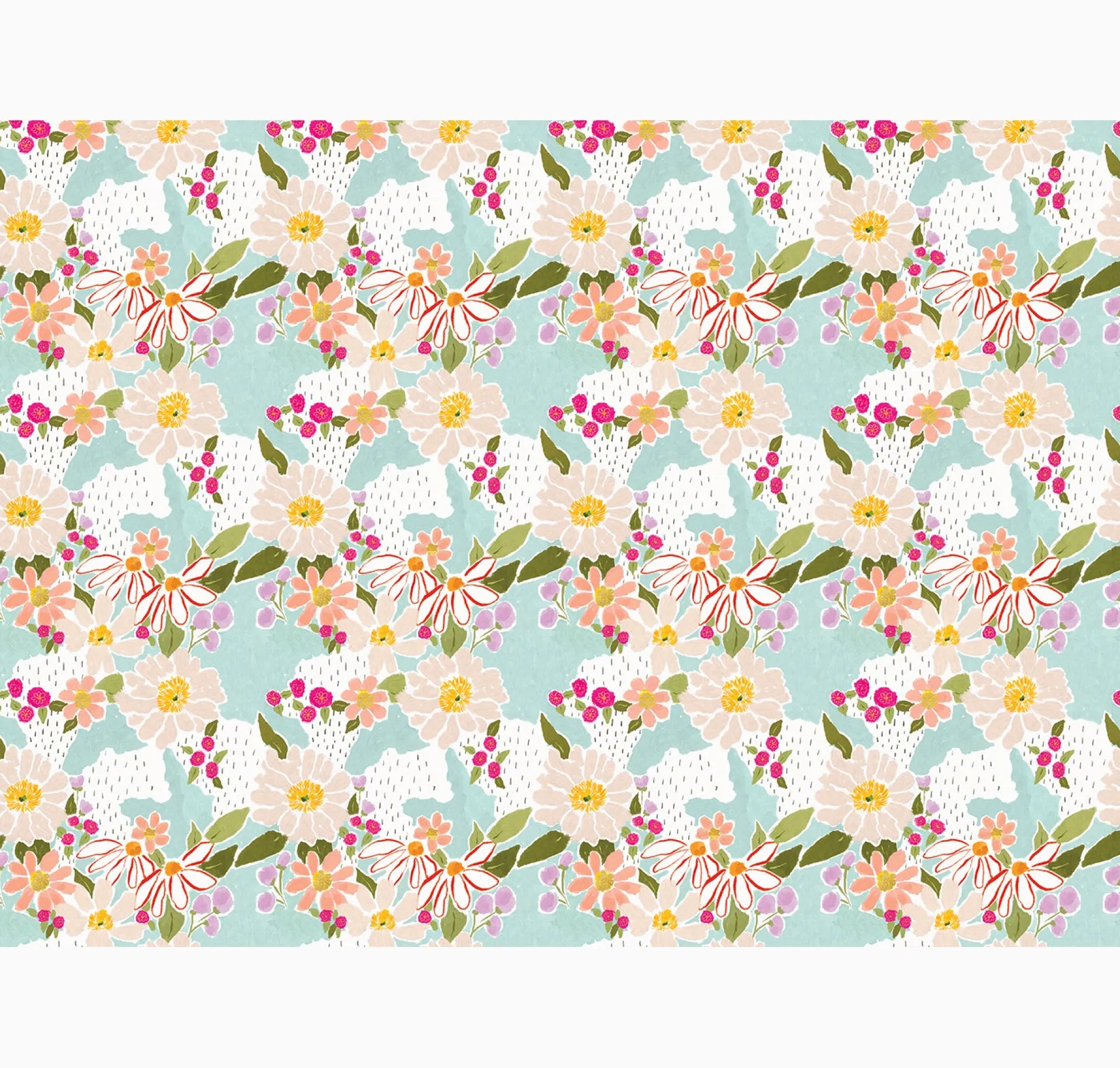 Gift Wrap|Birthday*Whistlefish Blossom Breeze Wrapping Paper