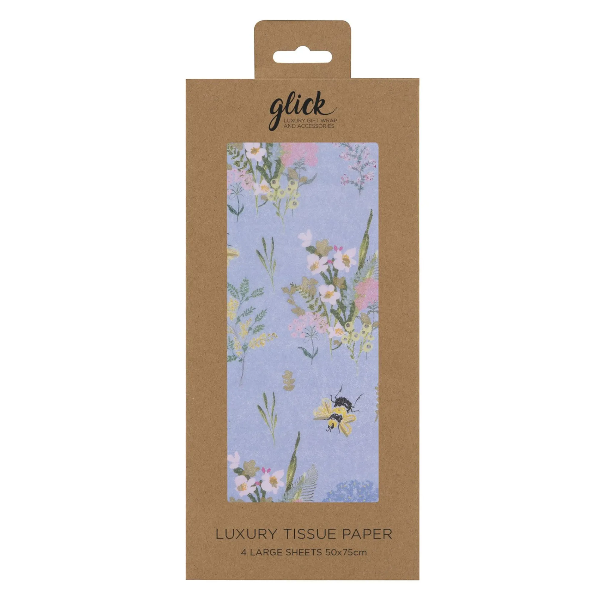 Tissue Paper|Tissue Paper*Whistlefish Blue Bees Luxury Tissue Paper