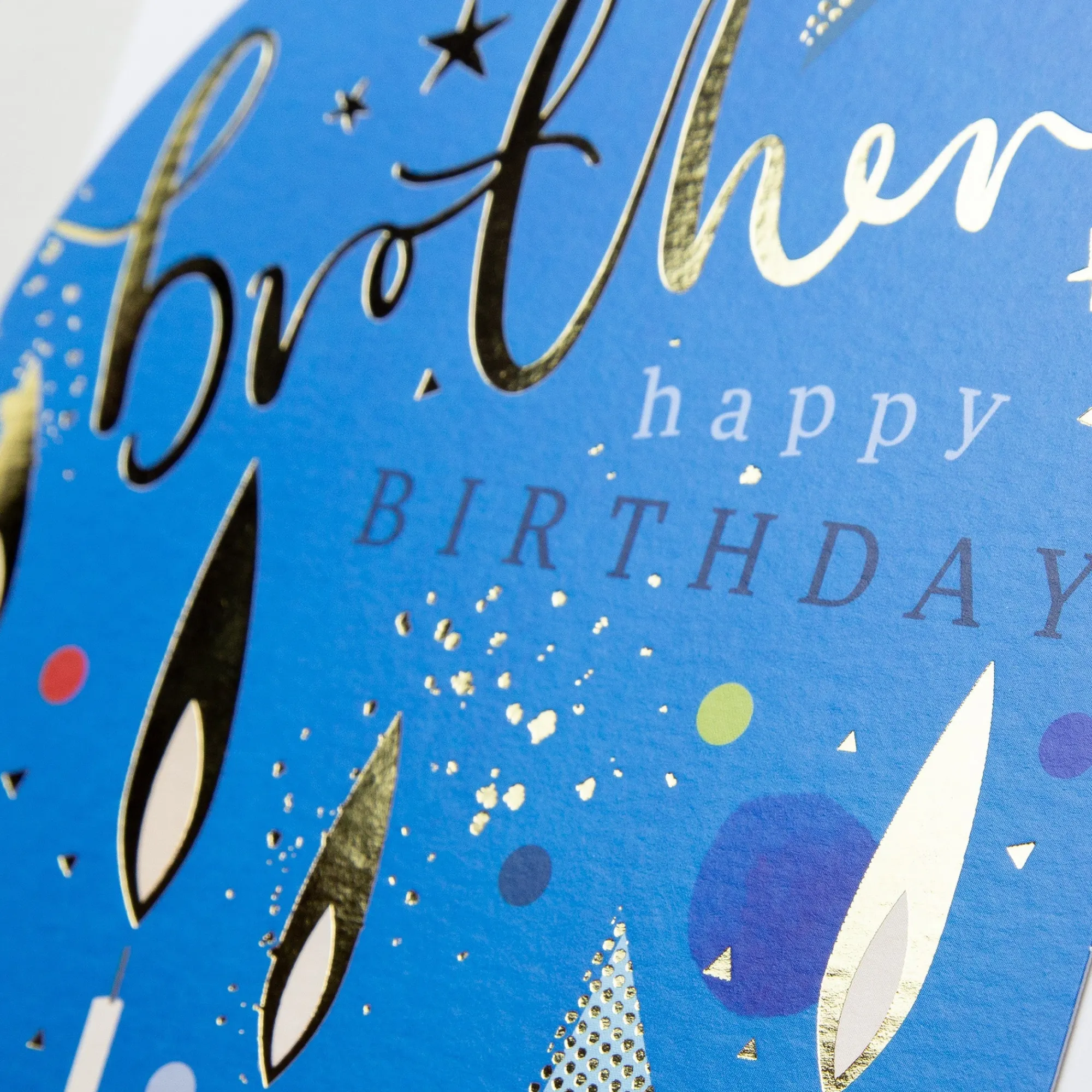 Birthday|For Relatives*Whistlefish Blue Brother Arch Birthday Card