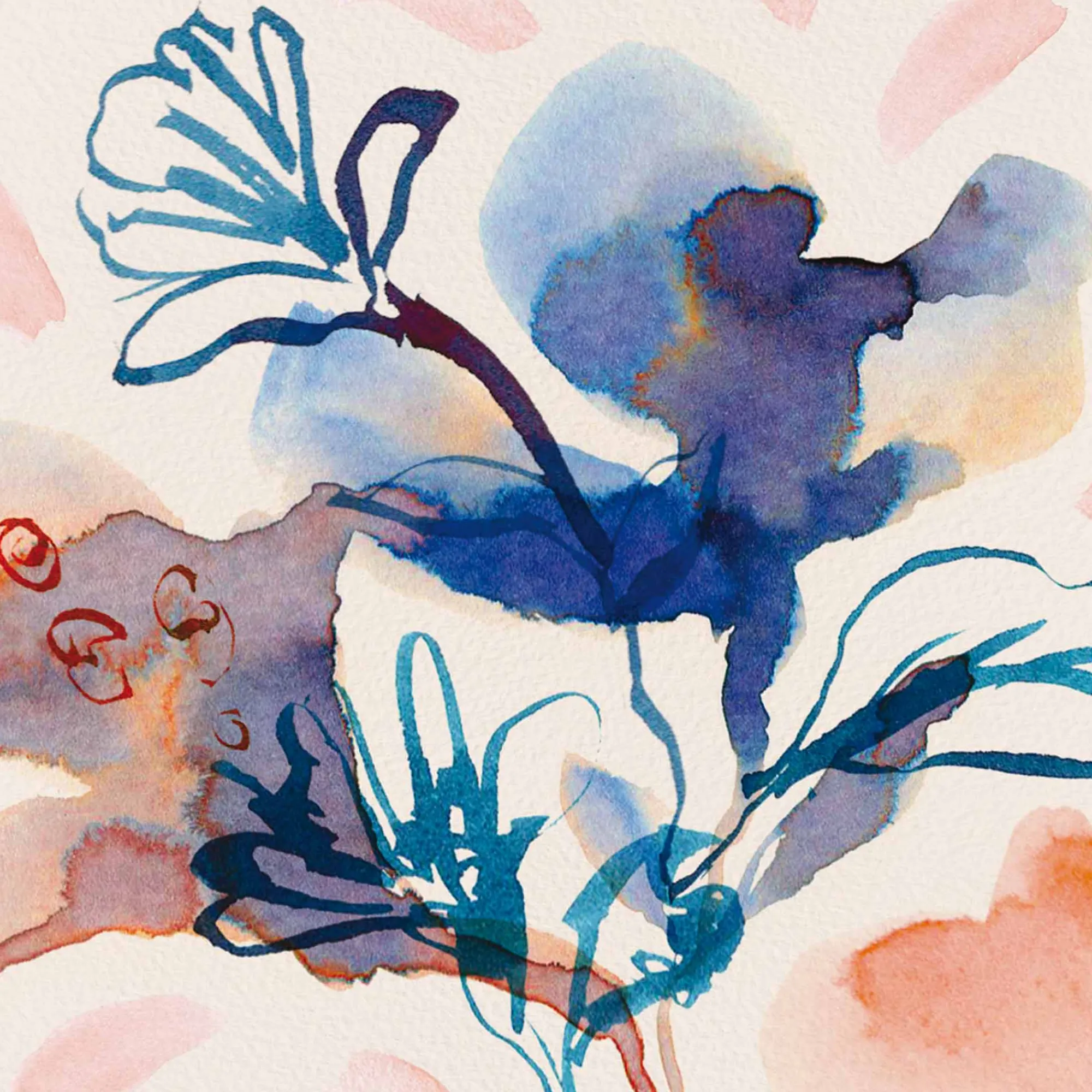 Unframed Prints*Whistlefish Blue Iris Medium Art Print