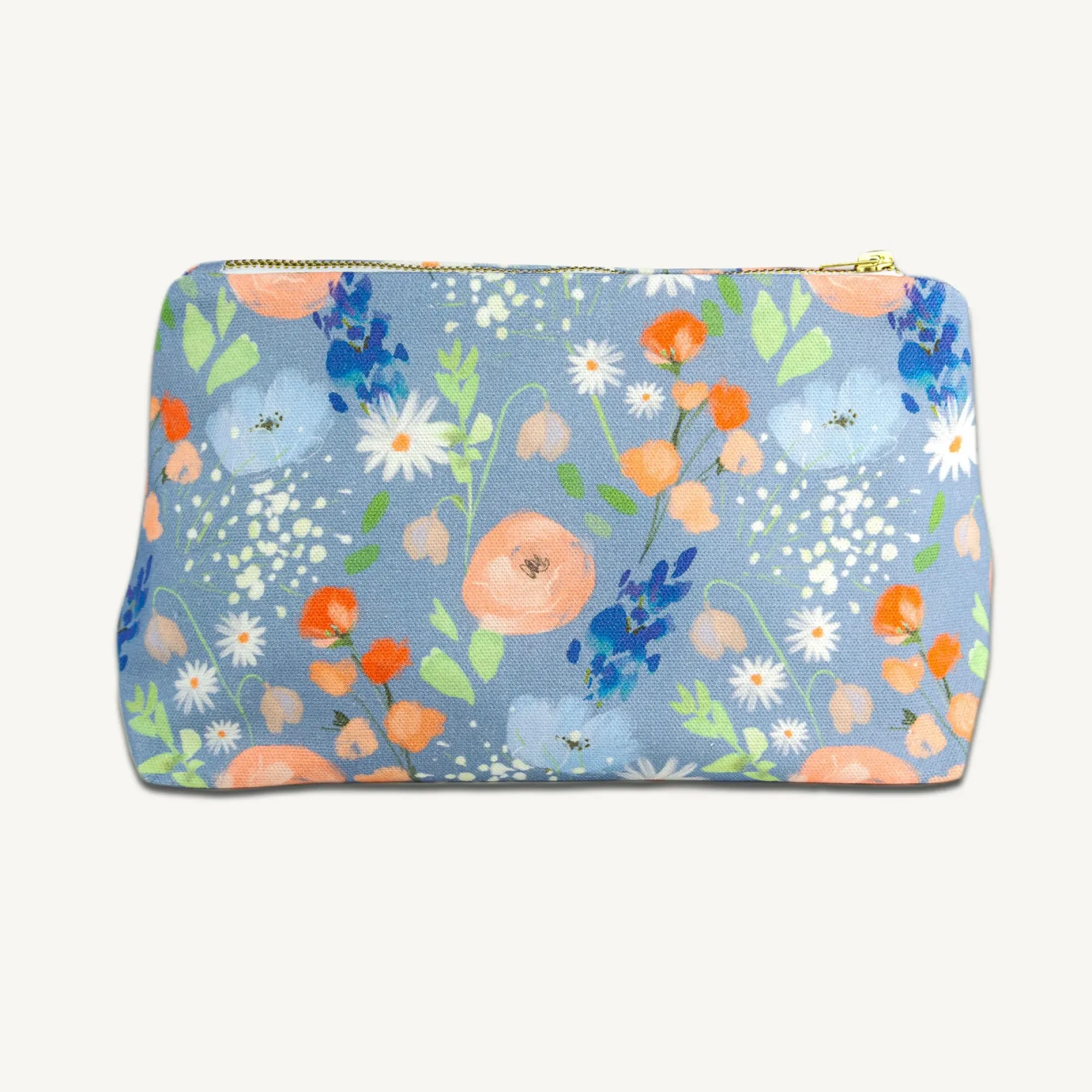 Cosmetic Bags*Whistlefish Blue Meadows Navy Wash Bag