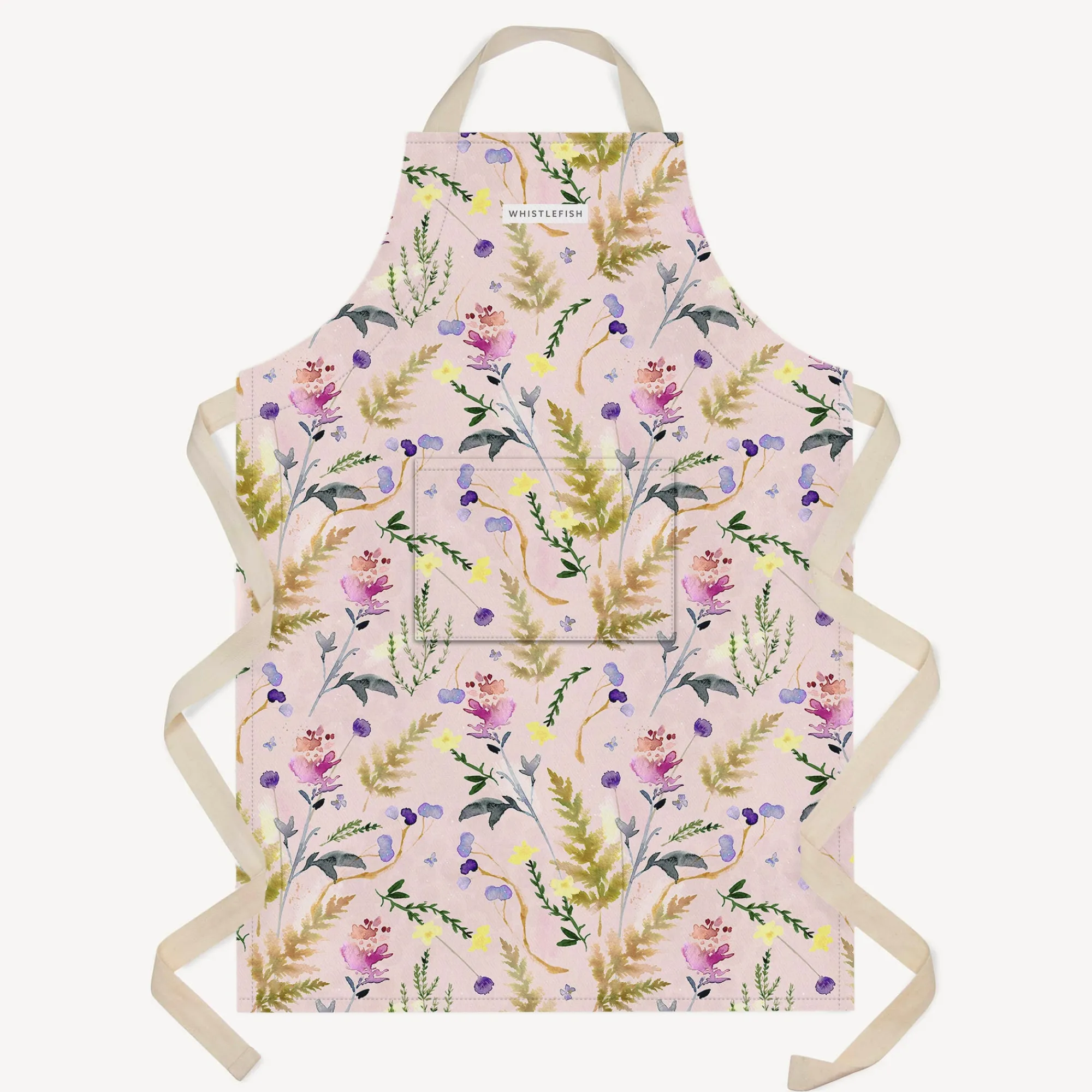 Under £20|Floral Gifts*Whistlefish Blue Poppy & Thyme Apron