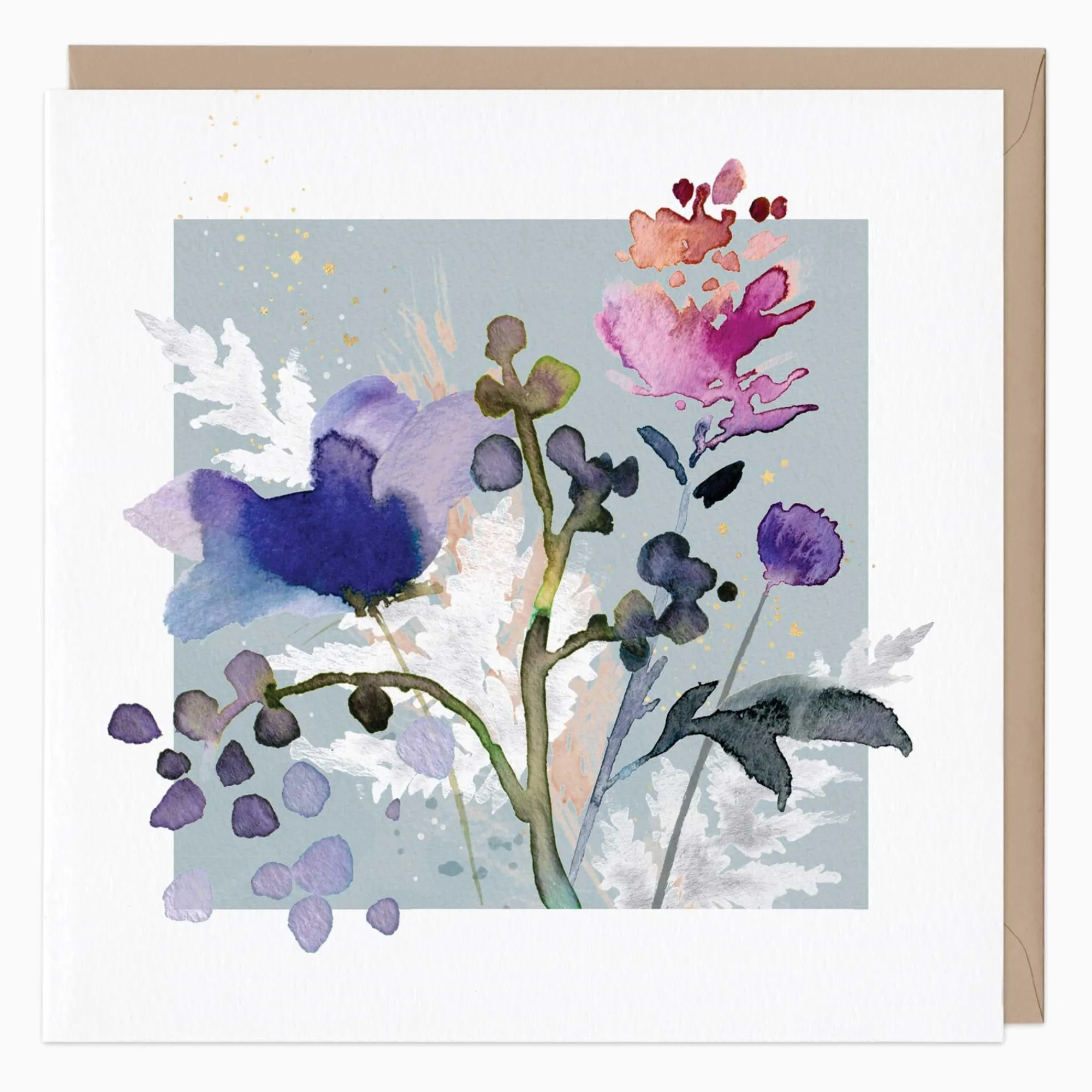 Mother's Day*Whistlefish Blue Poppy & Thyme Art Card