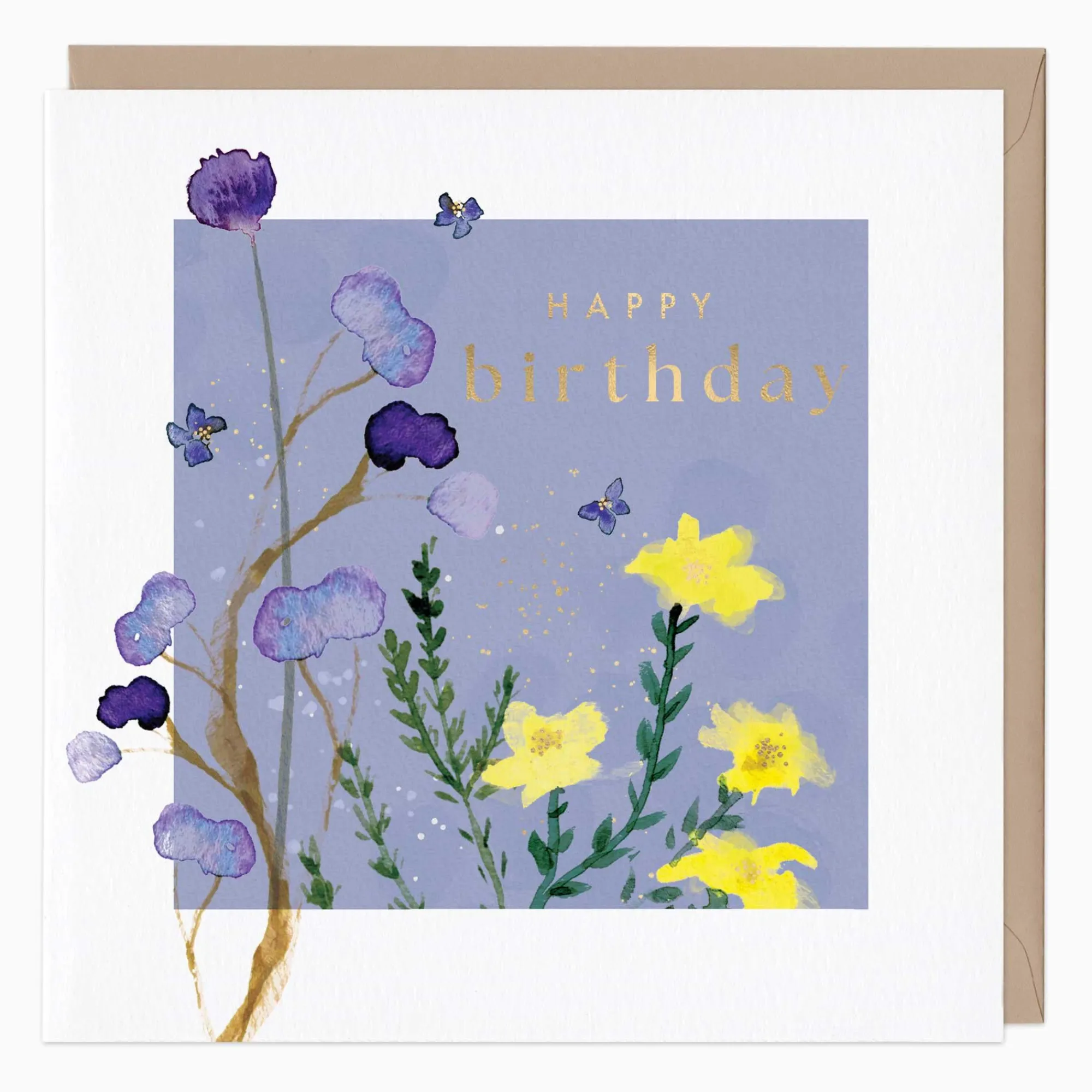 Birthday|For Her*Whistlefish Blue Poppy & Thyme Birthday Card
