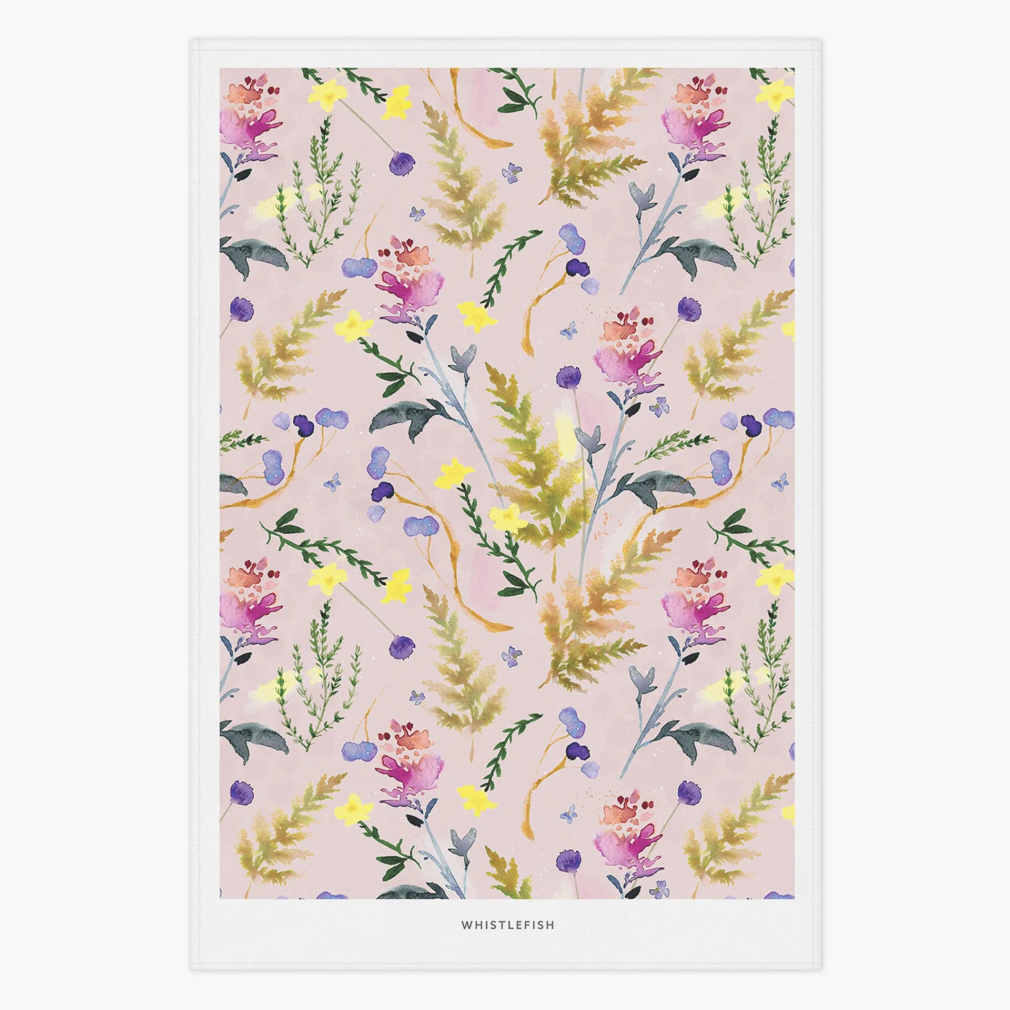 Under £20|Under £10*Whistlefish Blue Poppy & Thyme Tea Towel