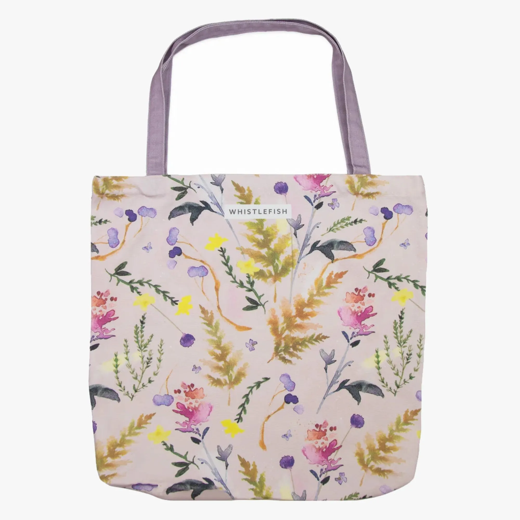 Under £20|Floral Gifts*Whistlefish Blue Poppy & Thyme Tote Bag