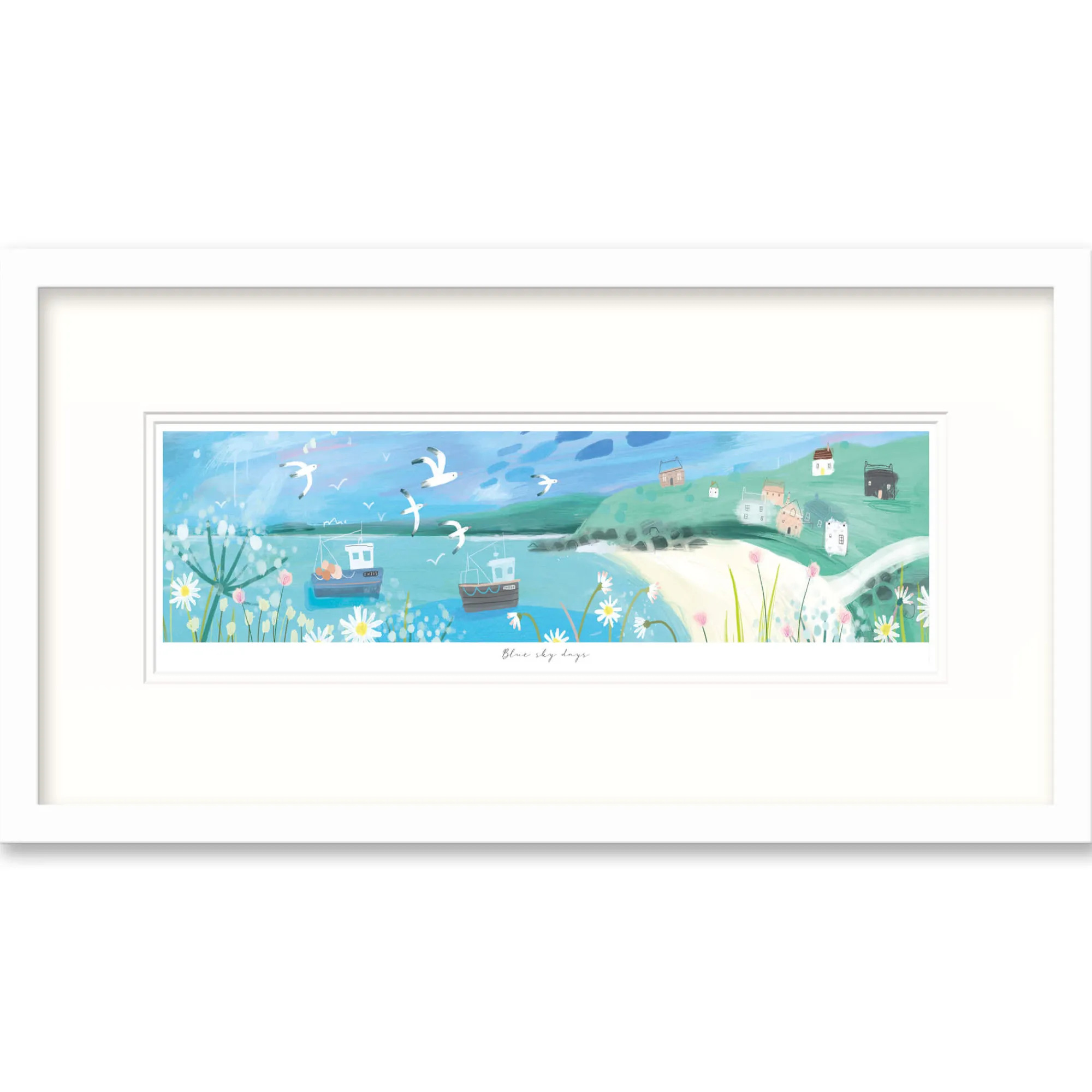 Framed Prints*Whistlefish Blue Sky Days Framed Print