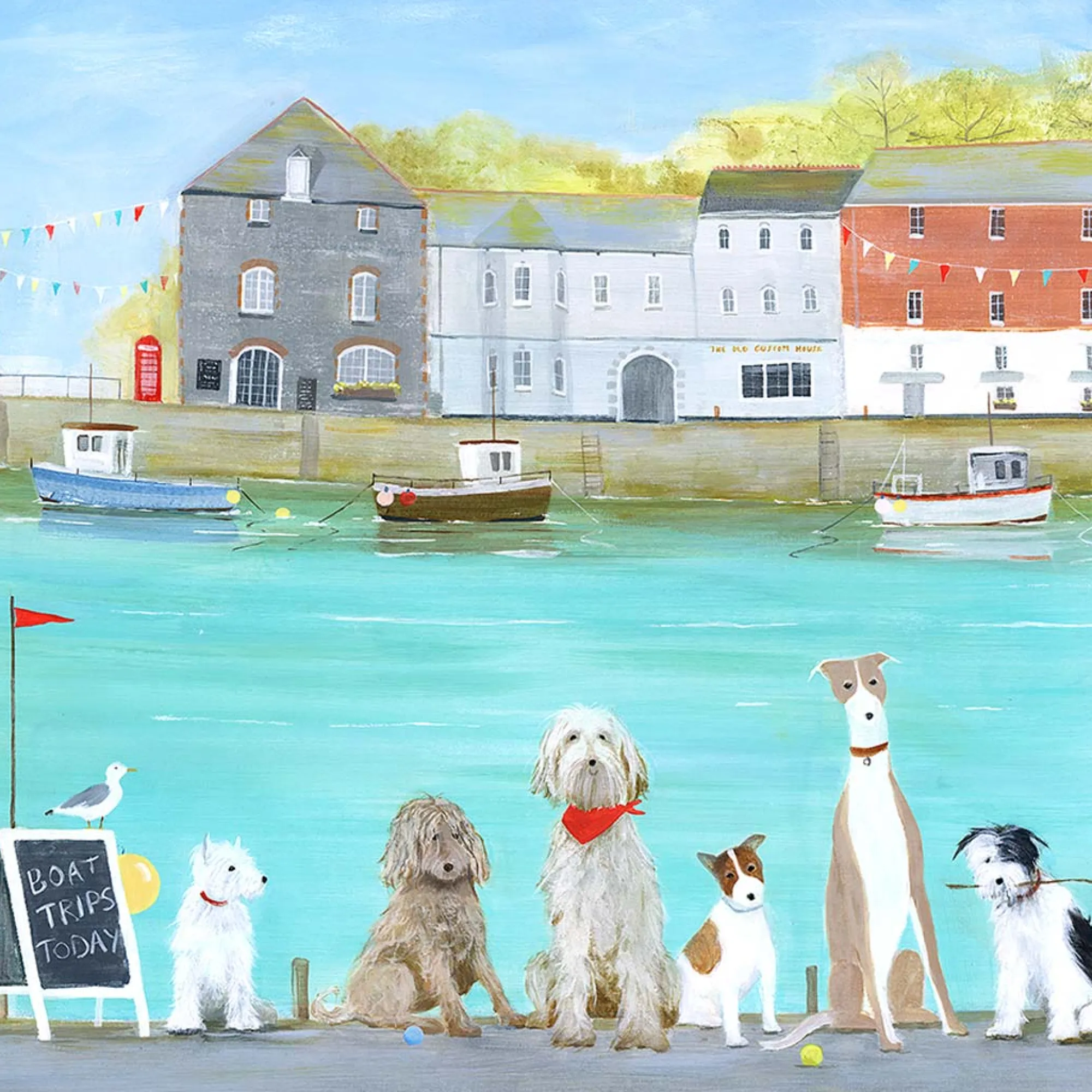 Unframed Prints*Whistlefish Boat Trip Medium Art Print