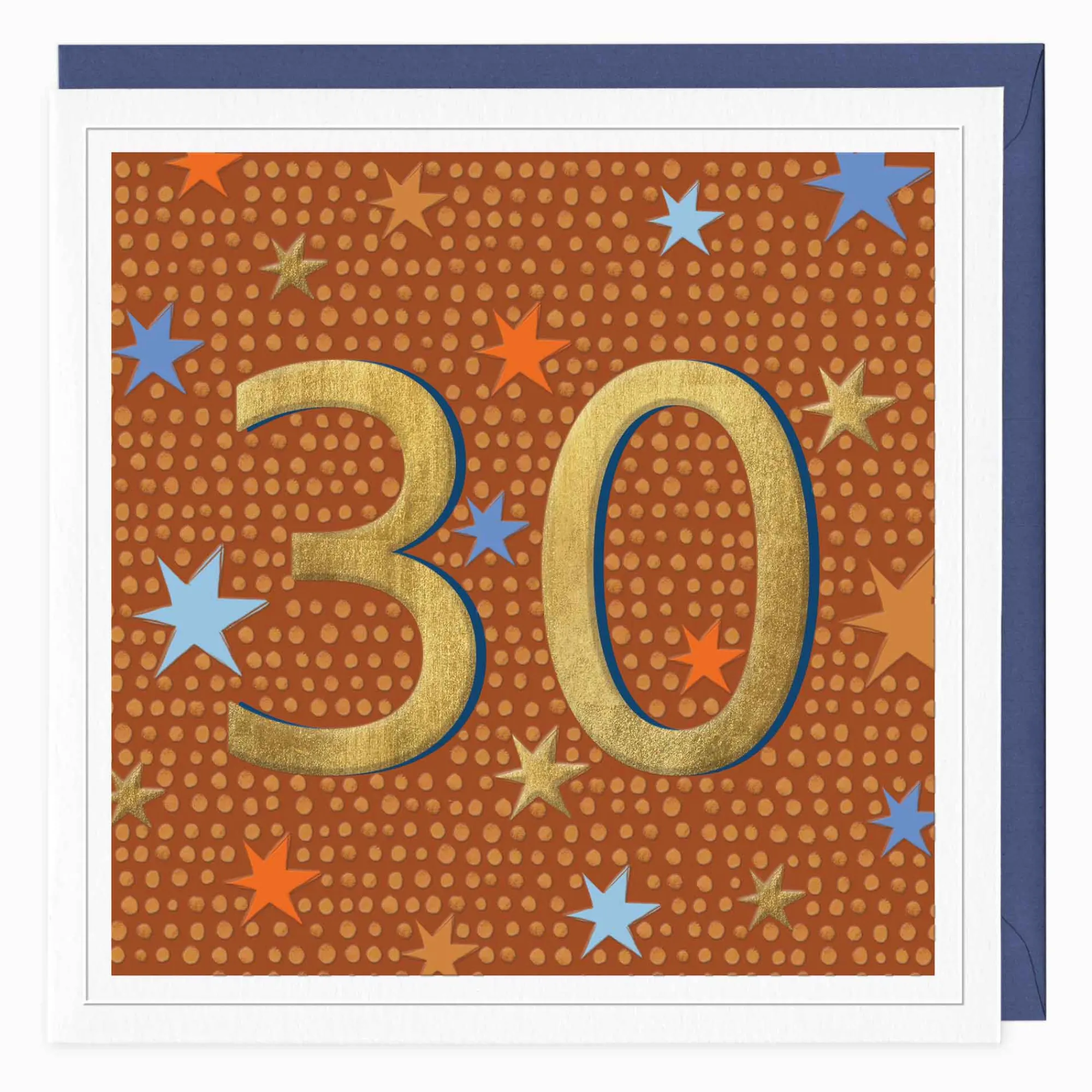 Birthday|For Him*Whistlefish Bold & Brilliant 30th Birthday Card