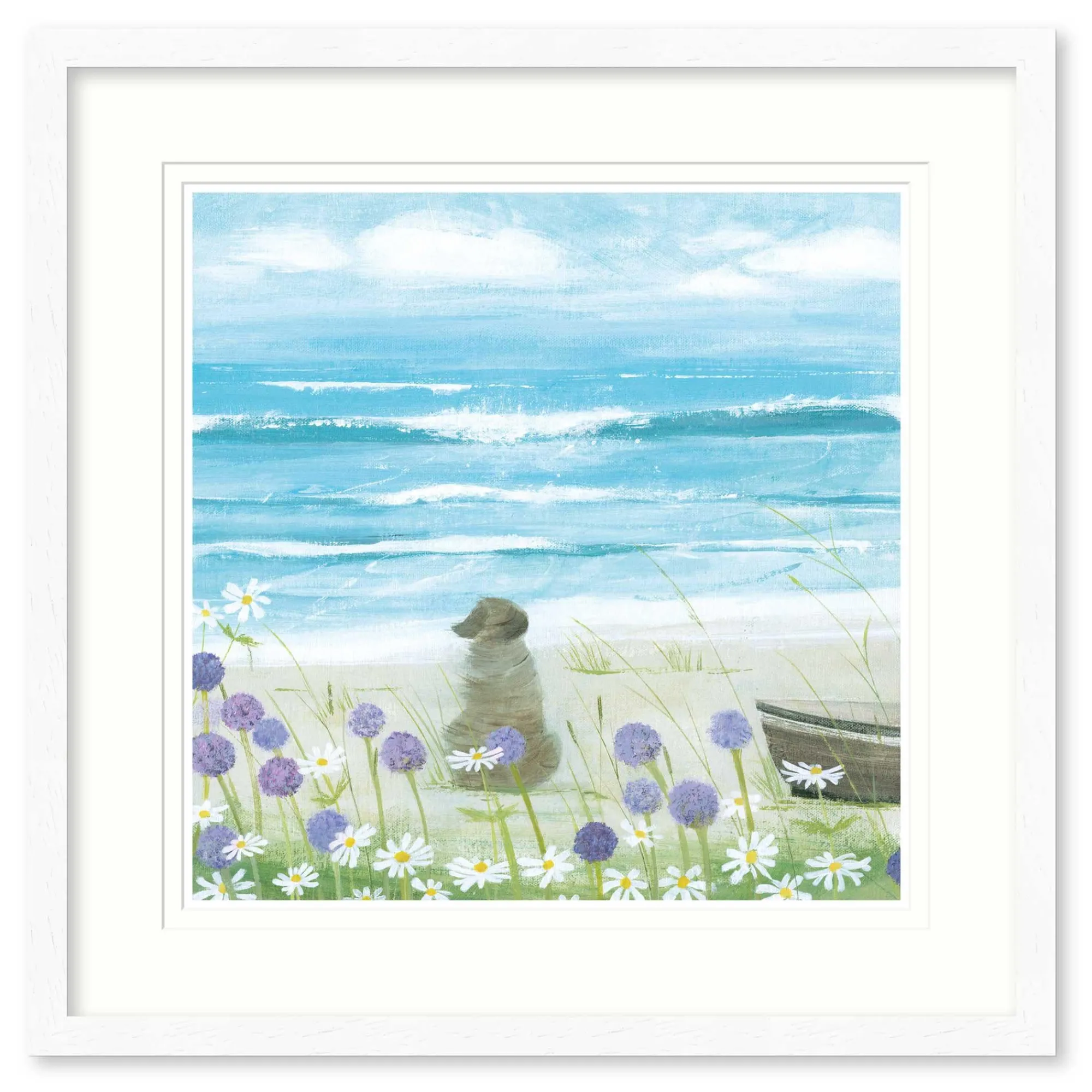 Floral & Flowers|Coastal Scenes*Whistlefish Breakers Framed Print