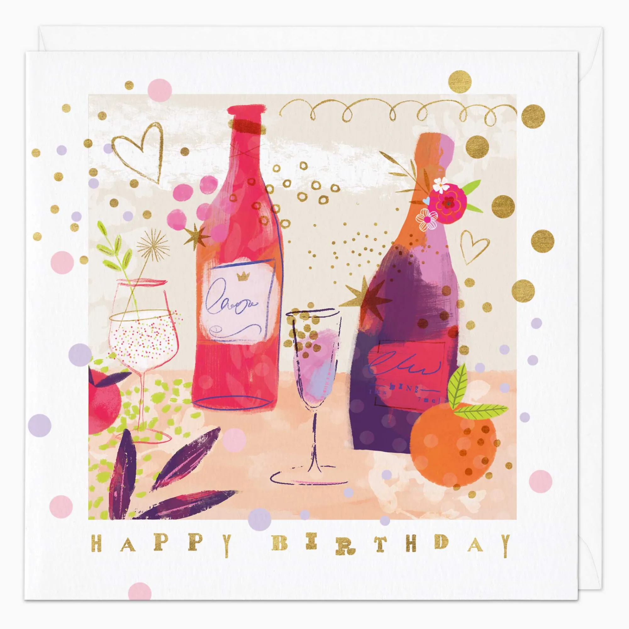 Birthday|For Her*Whistlefish Bright & Bubbly Birthday Card