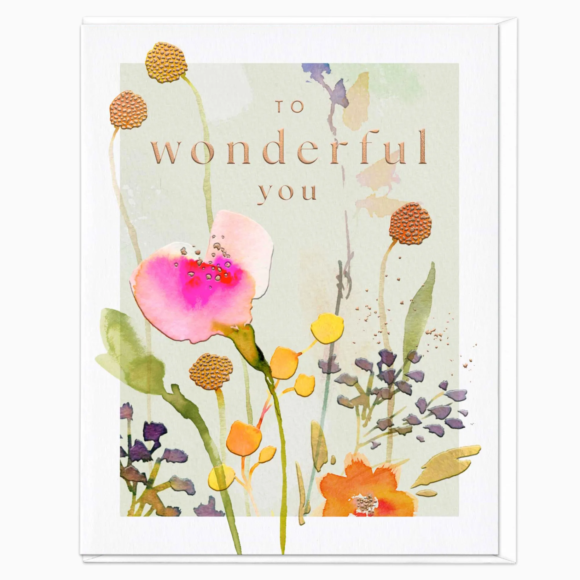 Just To Say*Whistlefish Bright Autumn Wonderful You Card