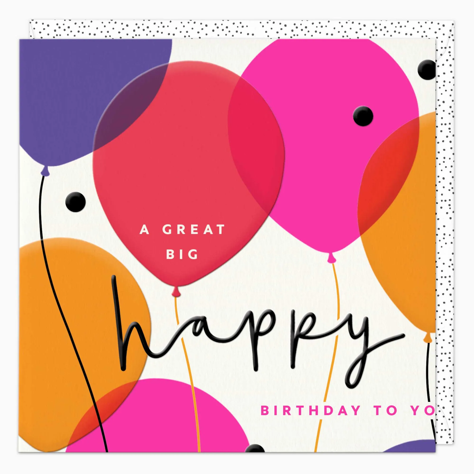 Birthday|For Her*Whistlefish Bright Ballons Birthday Card