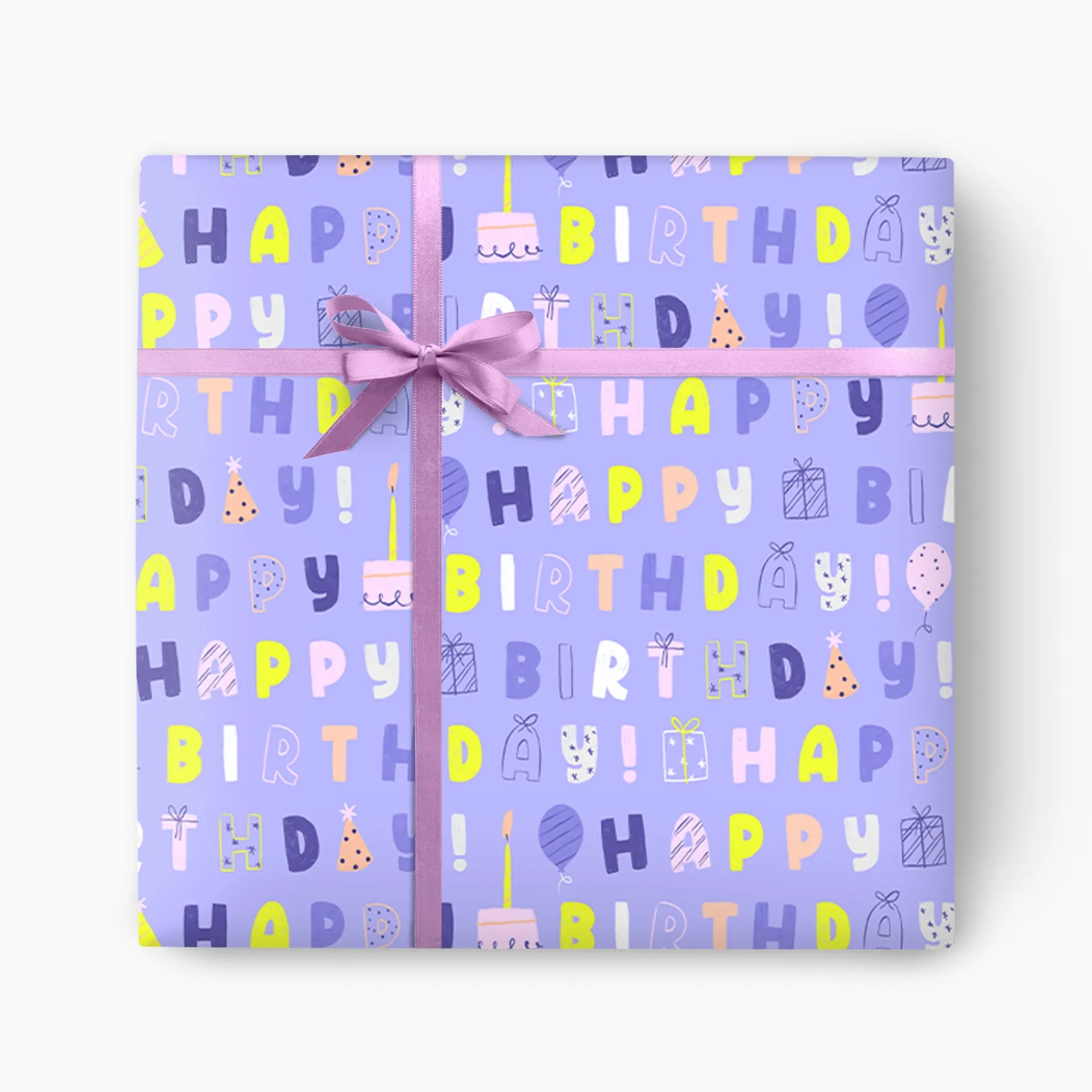 Gift Wrap|Birthday*Whistlefish Bright Birthday Wrapping Paper
