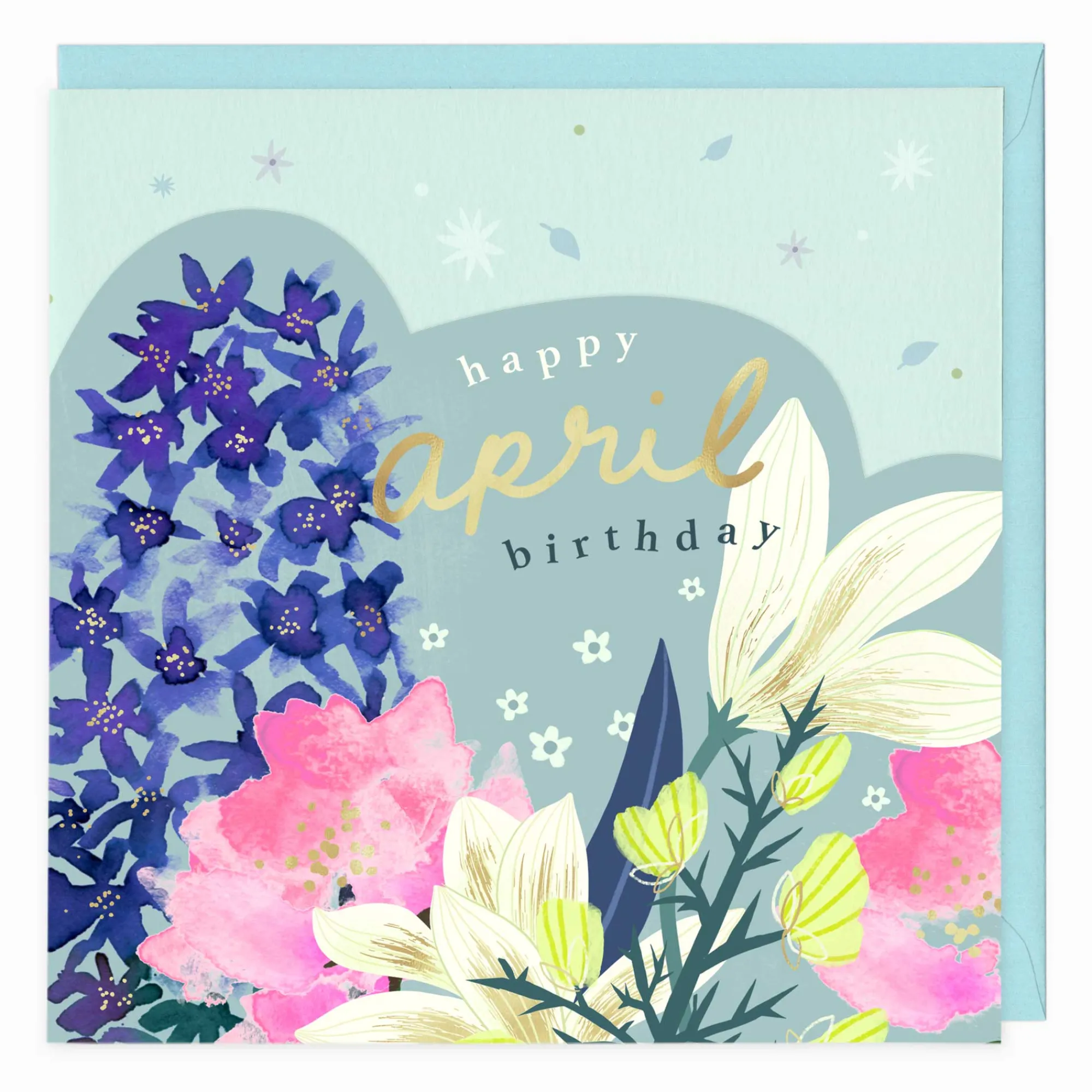 Birthday|Birthday*Whistlefish Bright Summer April Birthday Card