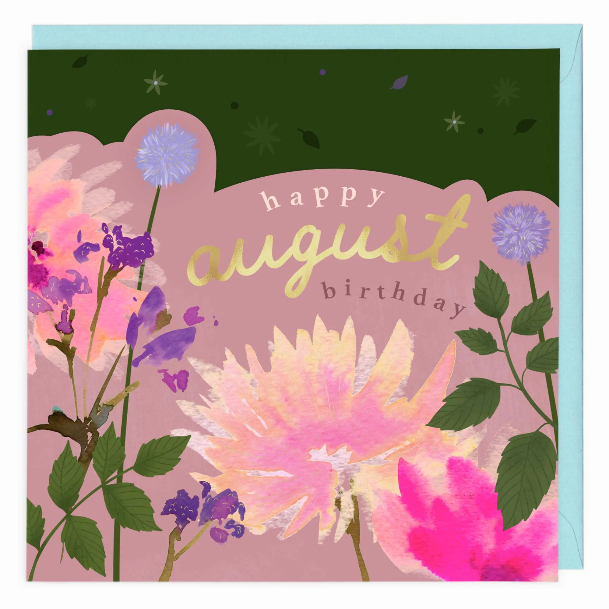 Birthday|Birthday*Whistlefish Bright Summer August Birthday Card