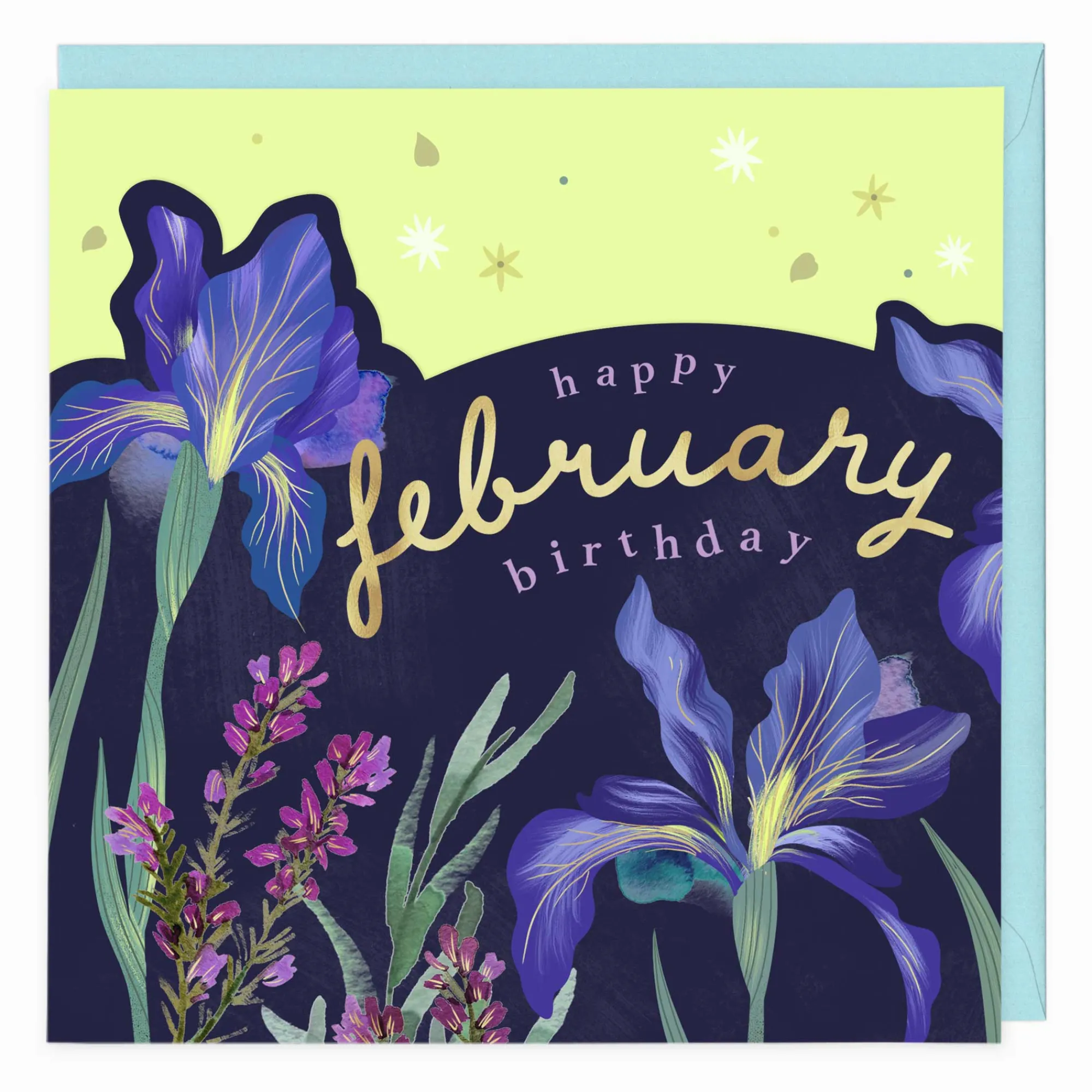 Birthday|Birthday*Whistlefish Bright Summer February Birthday Card