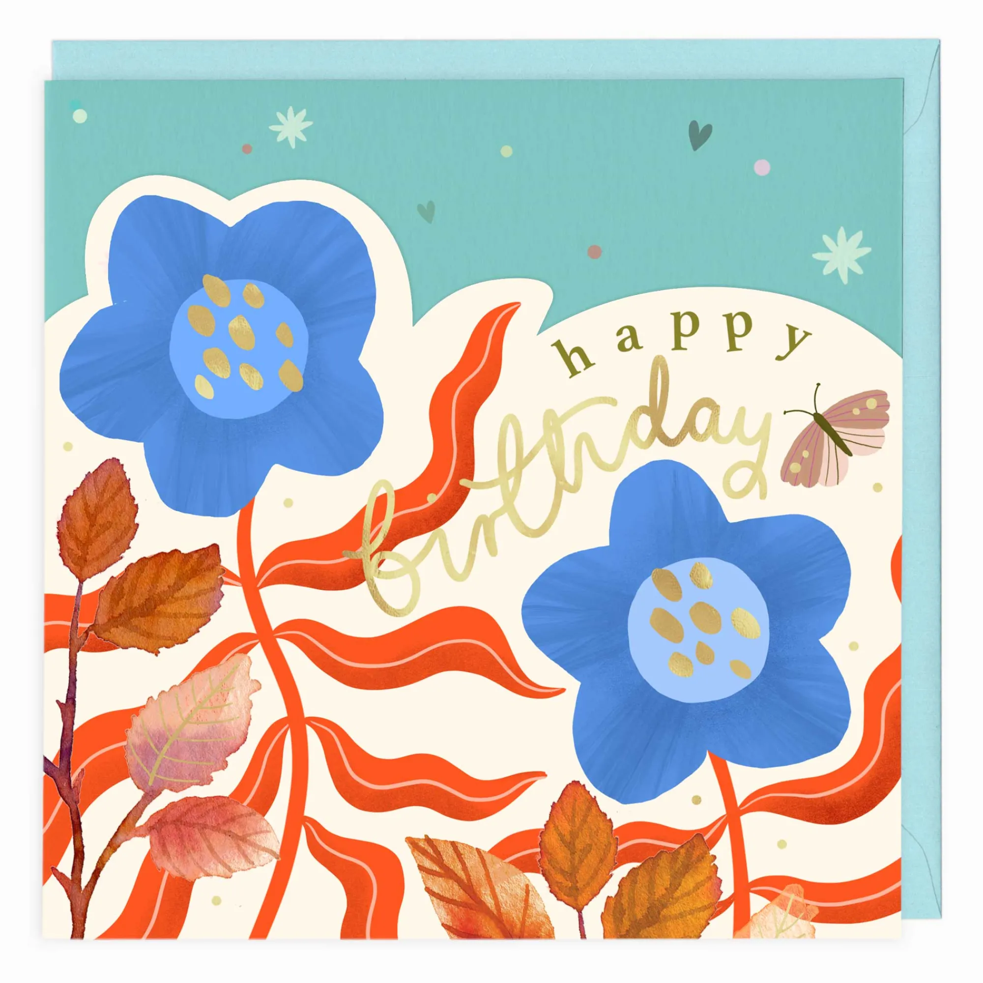 Birthday|Birthday*Whistlefish Bright Summer Floral Birthday Card