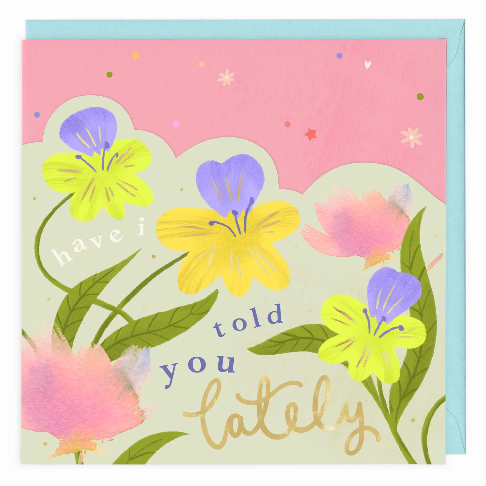 Just To Say|For Her*Whistlefish Bright Summer Floral Card