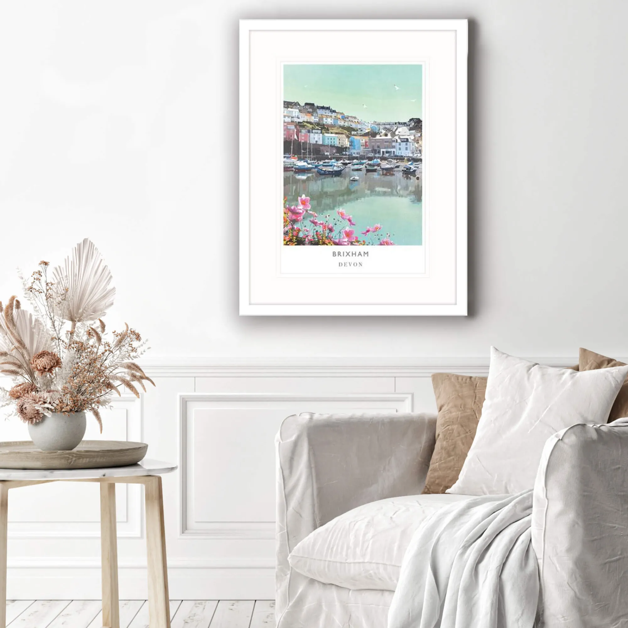 Unframed Prints*Whistlefish Brixham Art Print