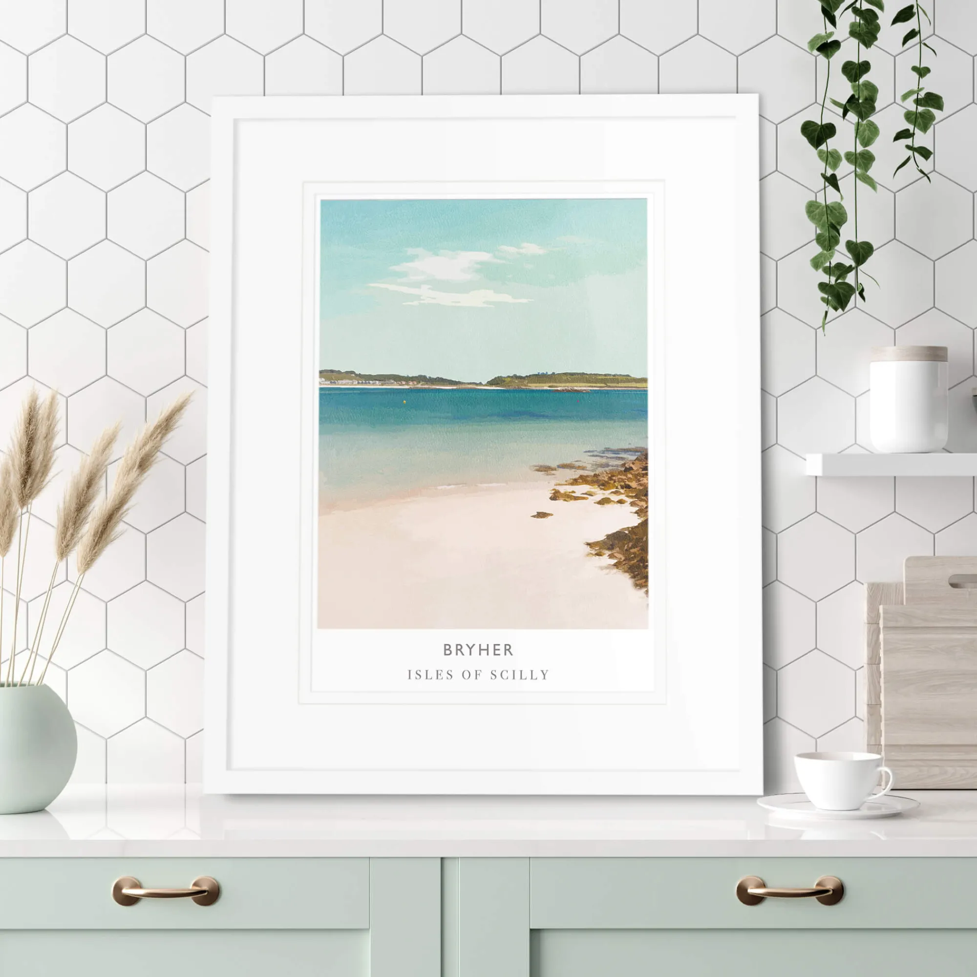 Travel|Framed Prints*Whistlefish Bryher Isles Of Scilly Framed Print