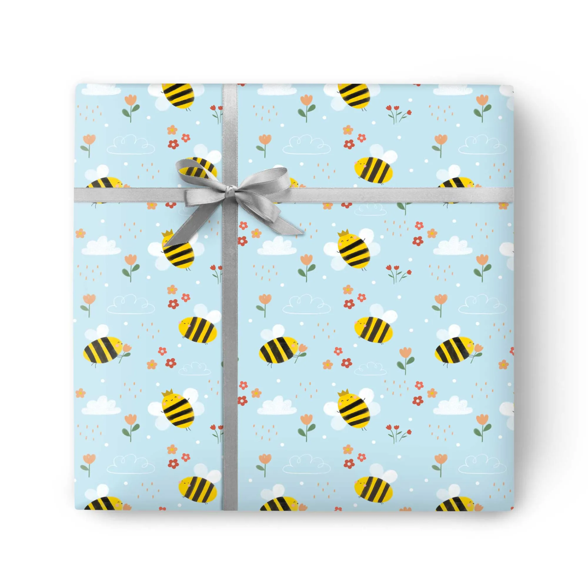 Gift Wrap|Birthday*Whistlefish Bubble Bee Wrapping Paper