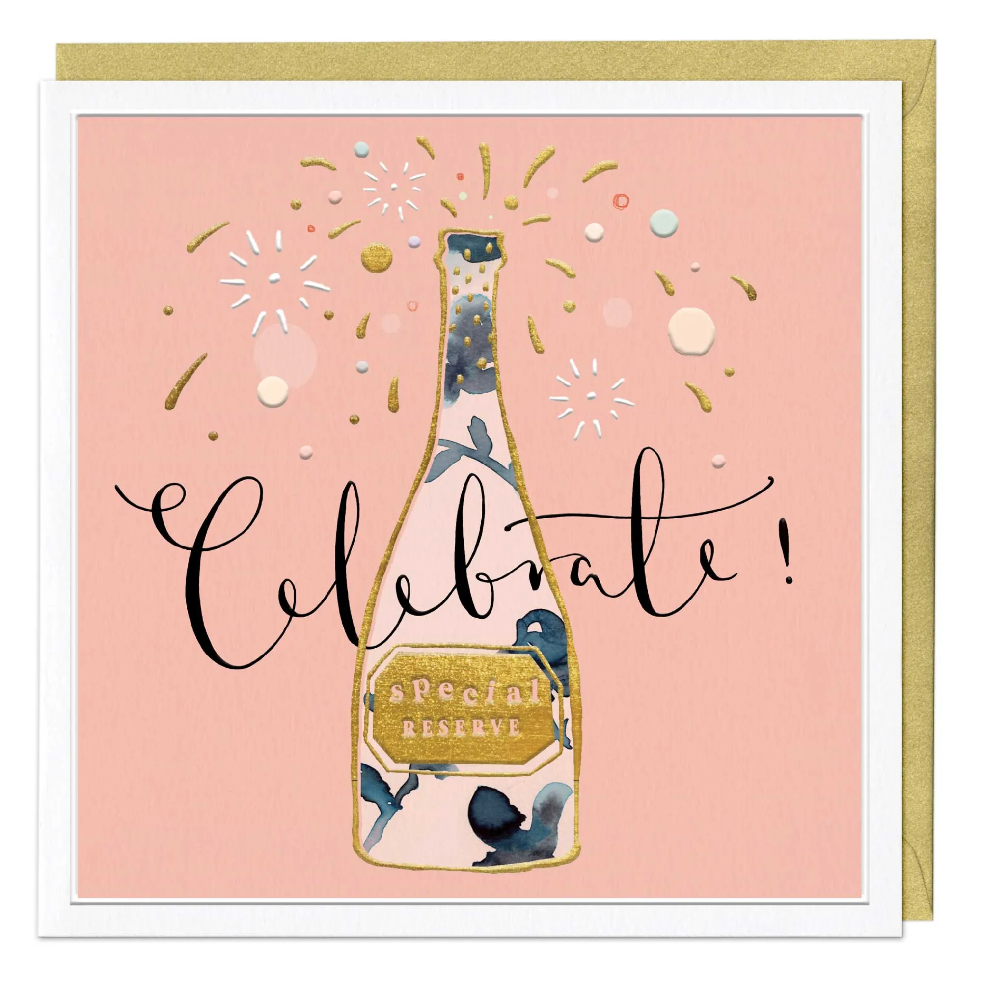 For Her*Whistlefish Bubbles & Joy Luxury Celebration Card