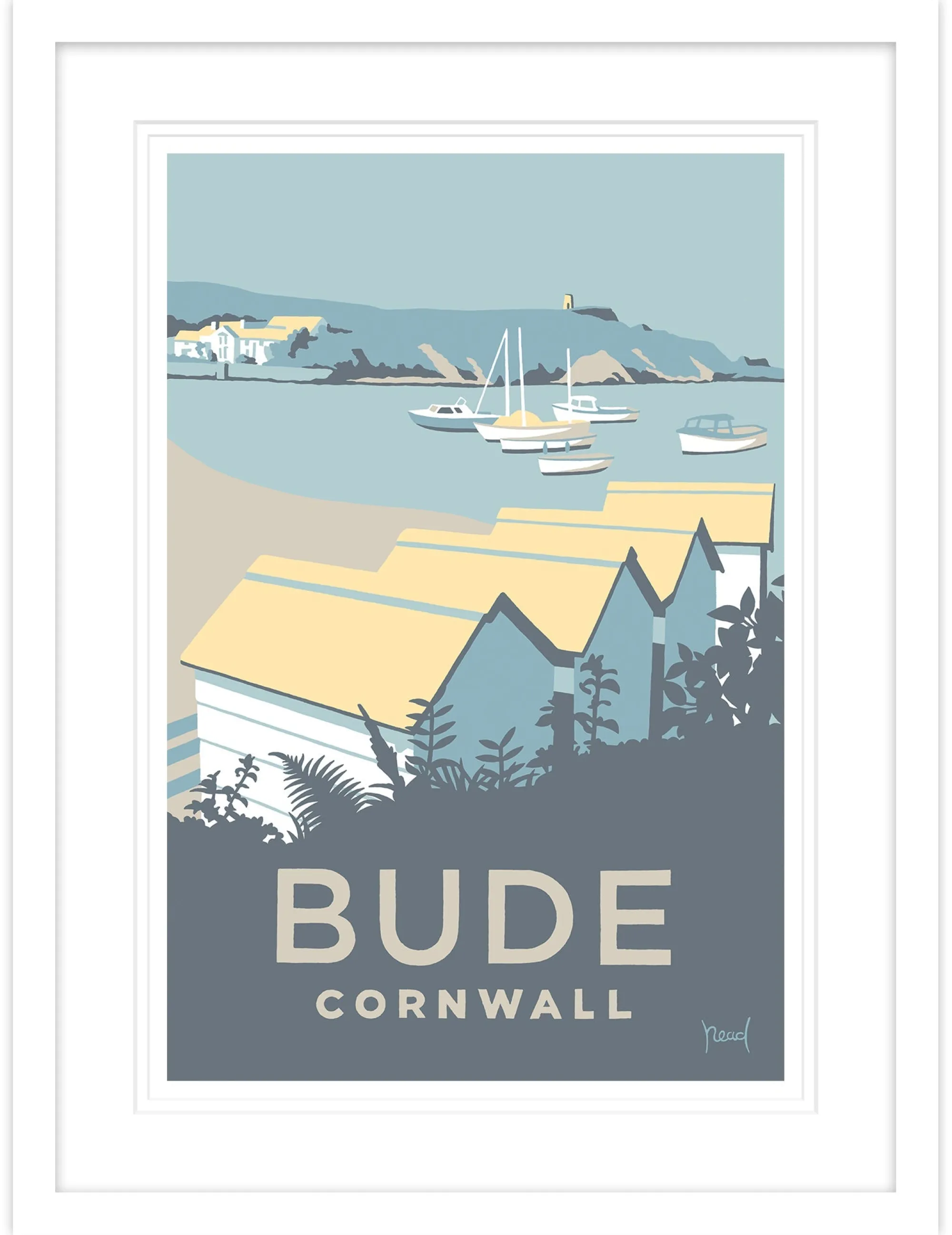 Cornwall|Travel*Whistlefish Bude Framed Print