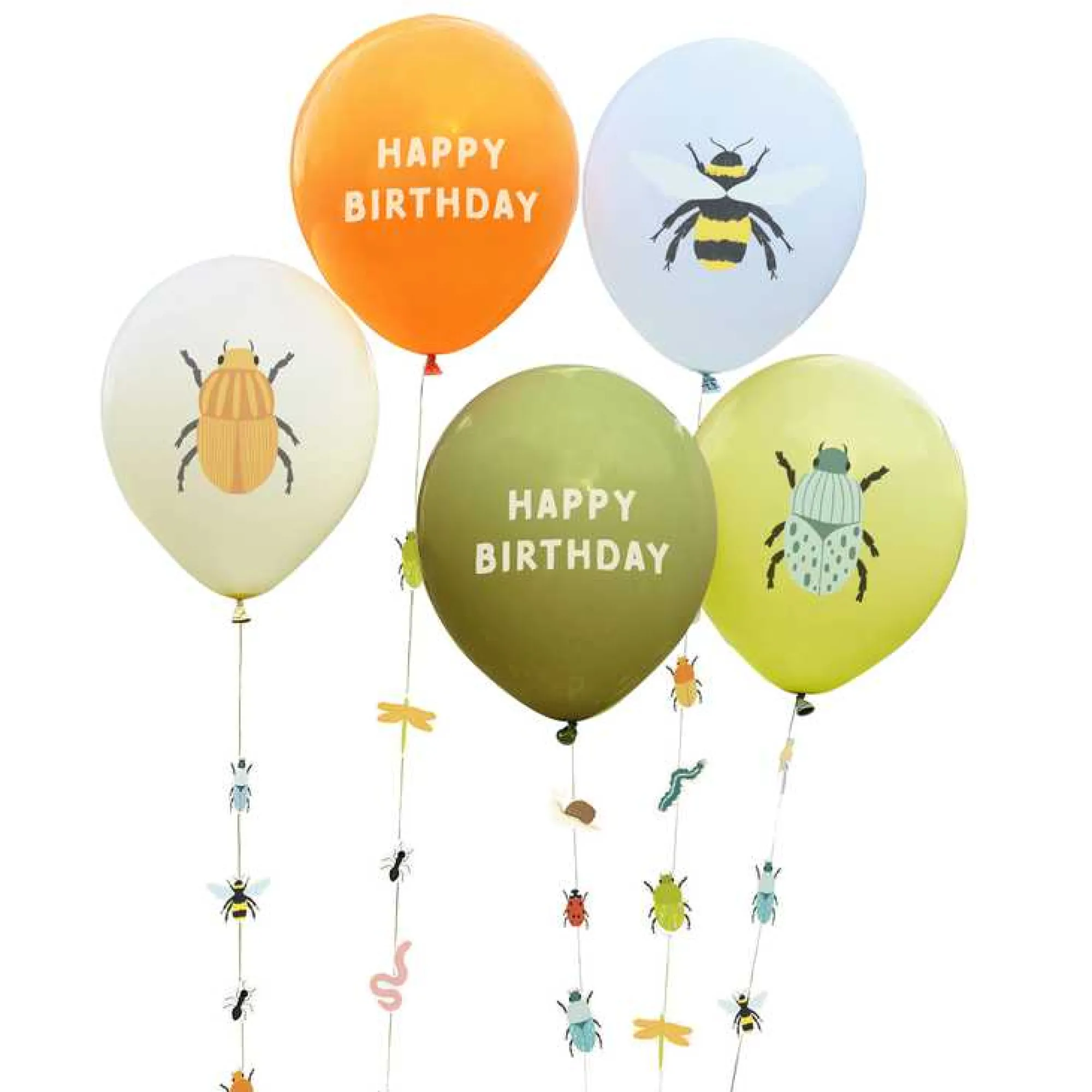 Balloons|Birthday*Whistlefish Bug Party Birthday Balloons