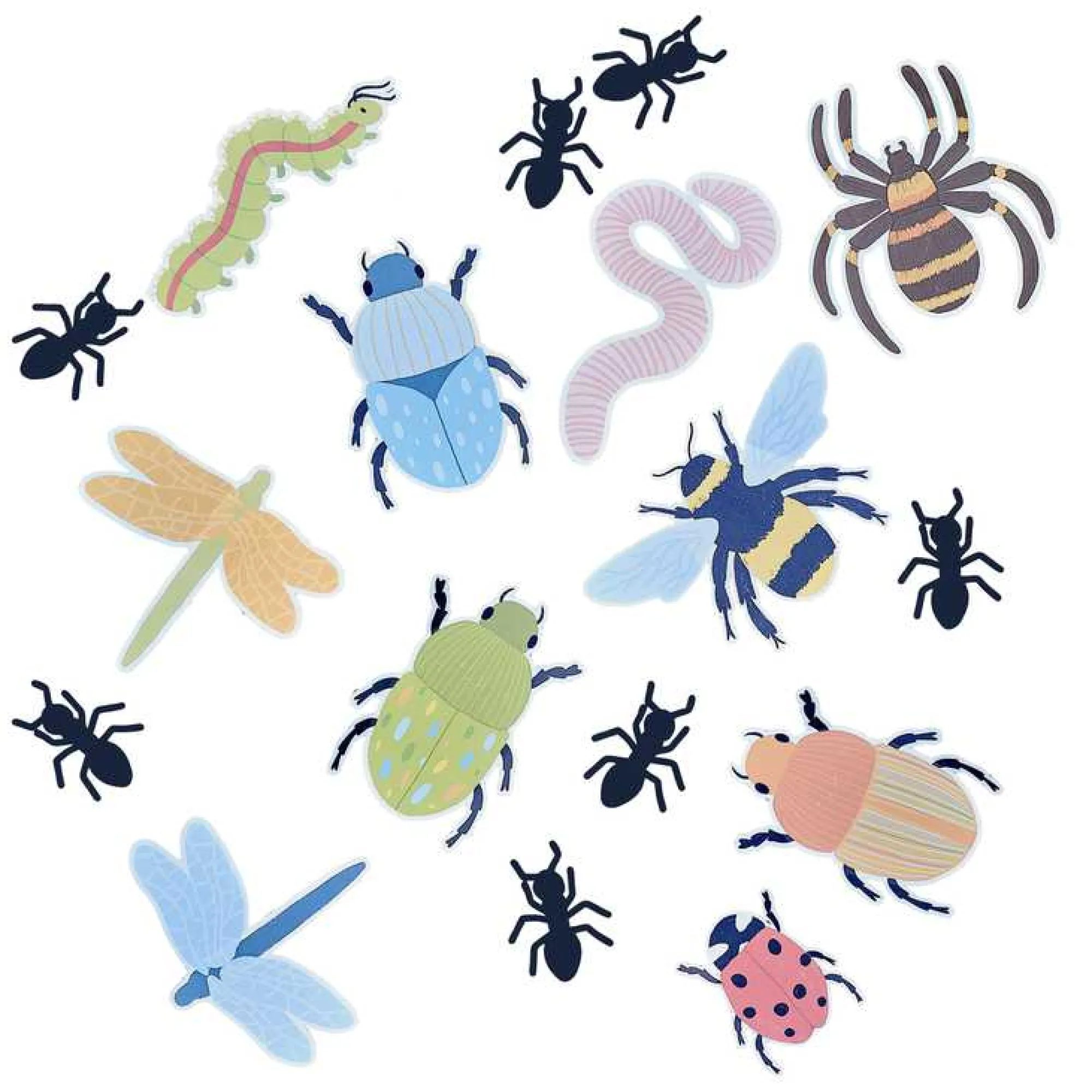 Birthday|Animal*Whistlefish Bug Party Wall Decorations