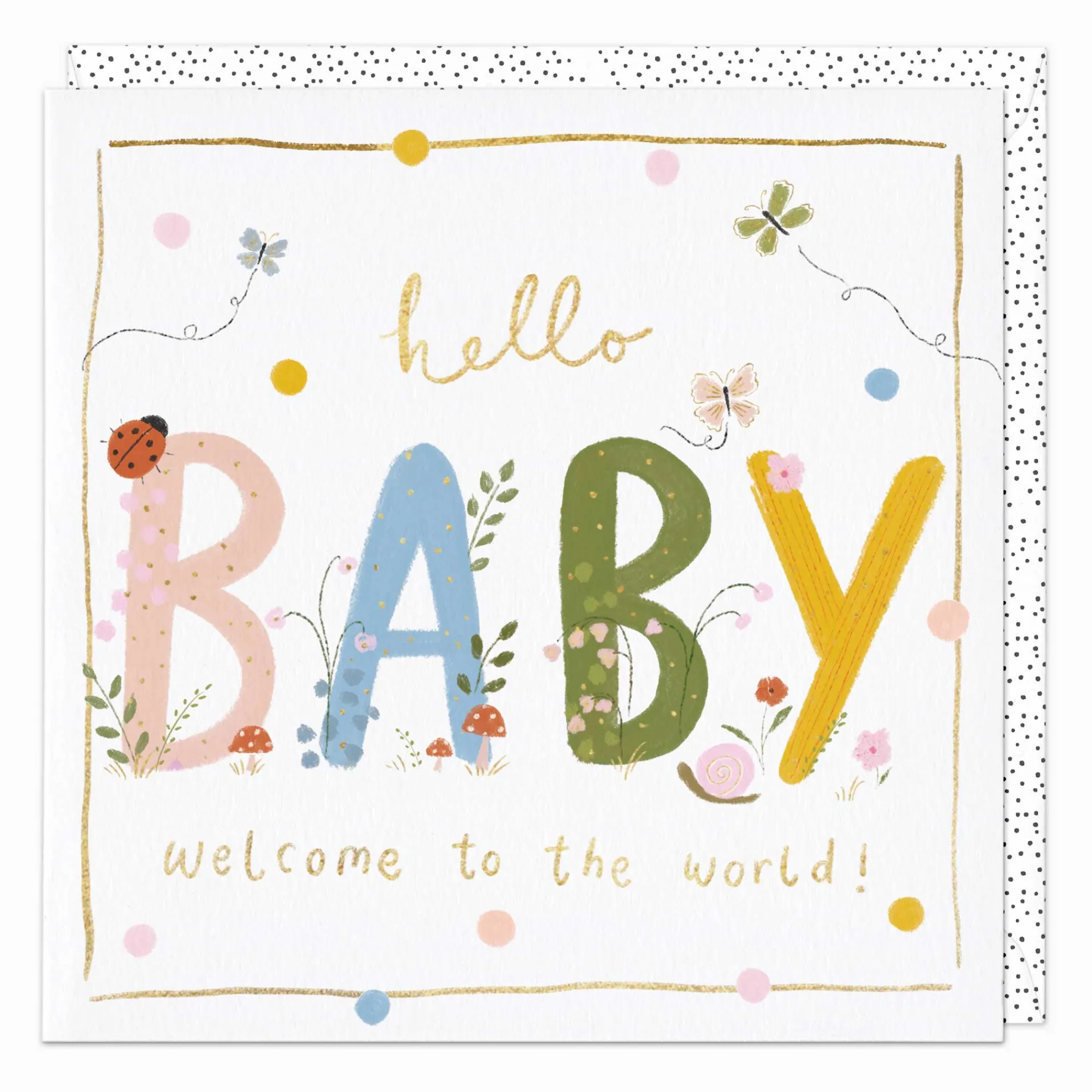 New Baby*Whistlefish Buggy Welcome Baby Card