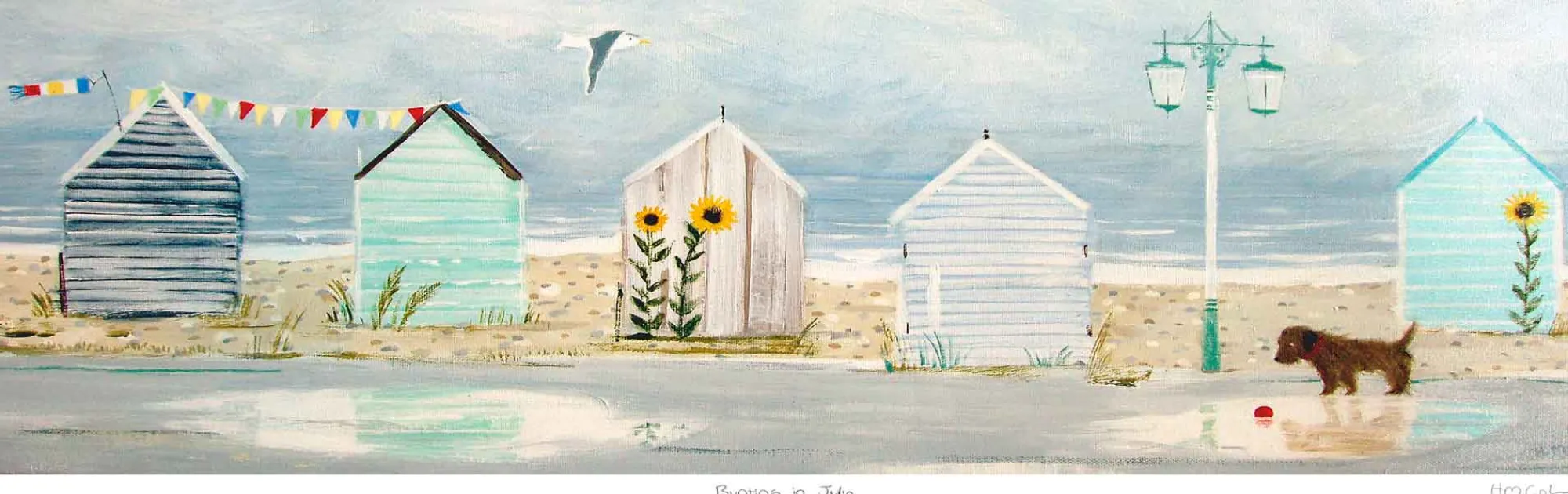 Unframed Prints*Whistlefish Bunting in July Art Print
