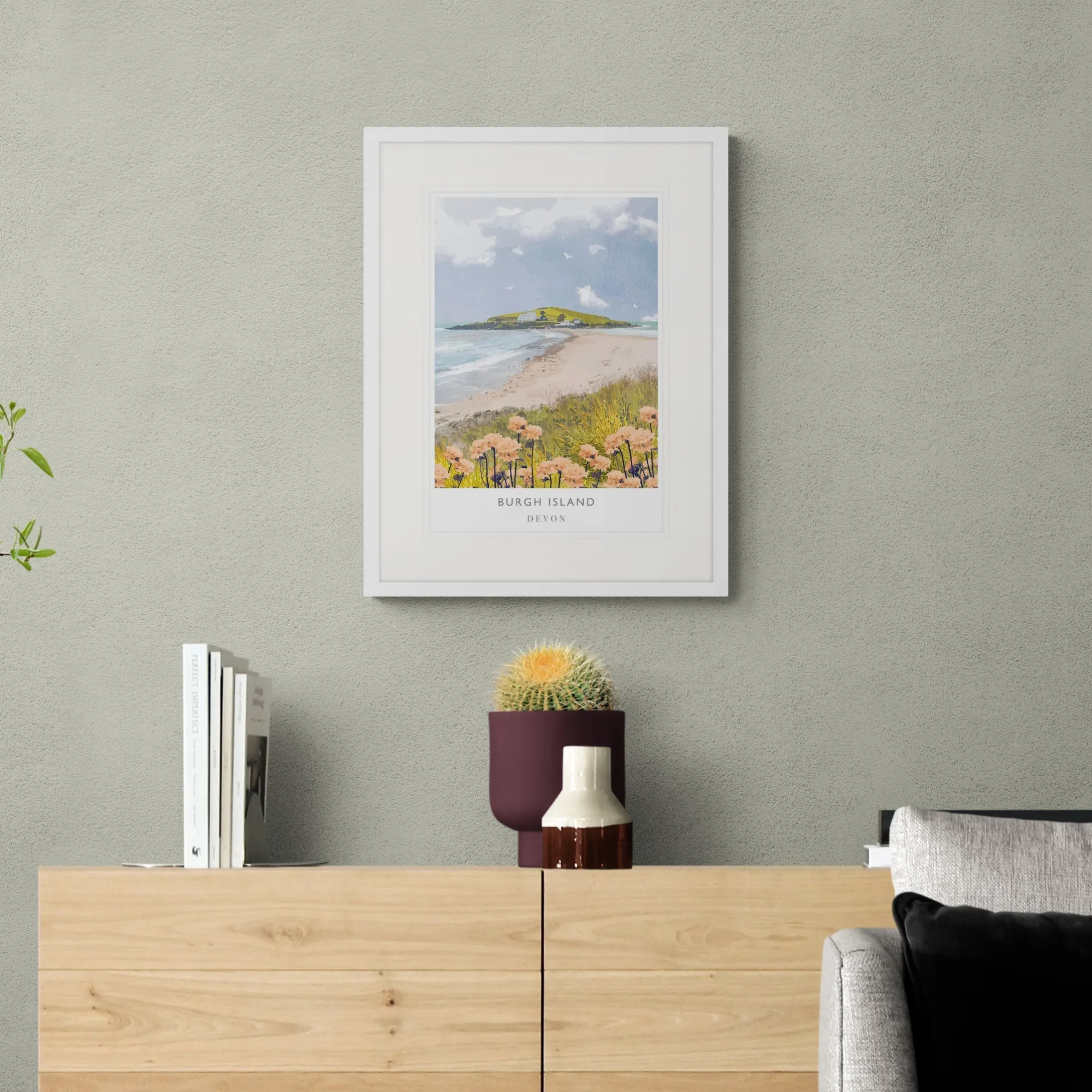 Travel|Framed Prints*Whistlefish Burgh Island Framed Print