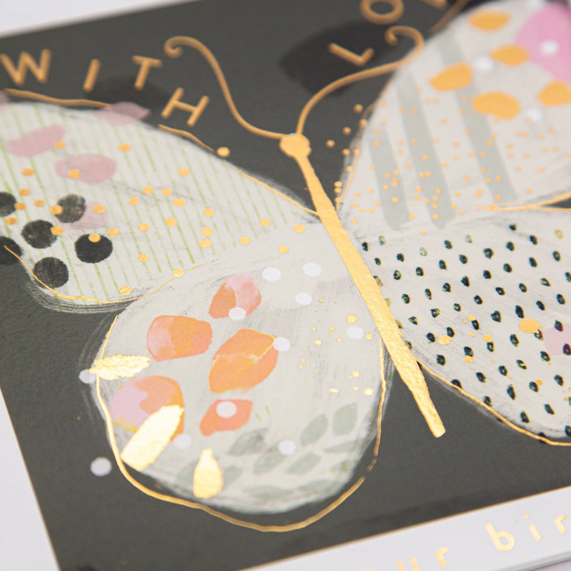 Birthday*Whistlefish Butterfly With Love Birthday Card