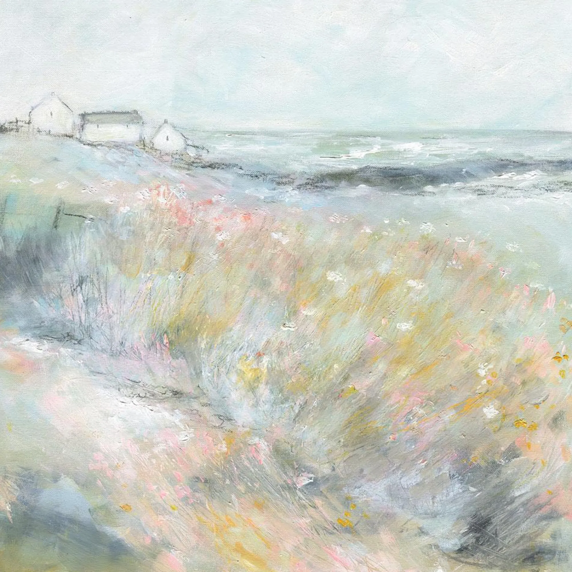 Unframed Prints*Whistlefish By The Sea Small Floral Art Print