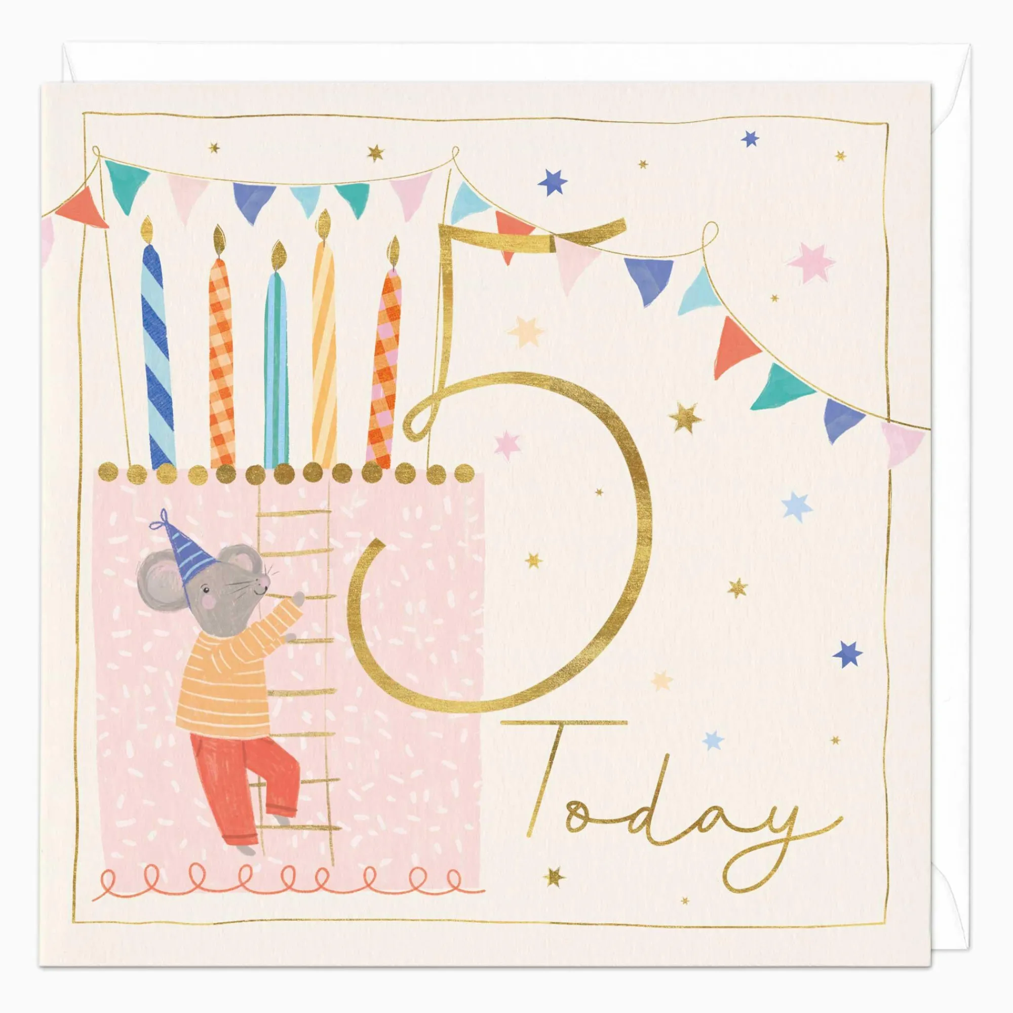 Birthday|By Age*Whistlefish Cake Adventures At 5 Birthday Card